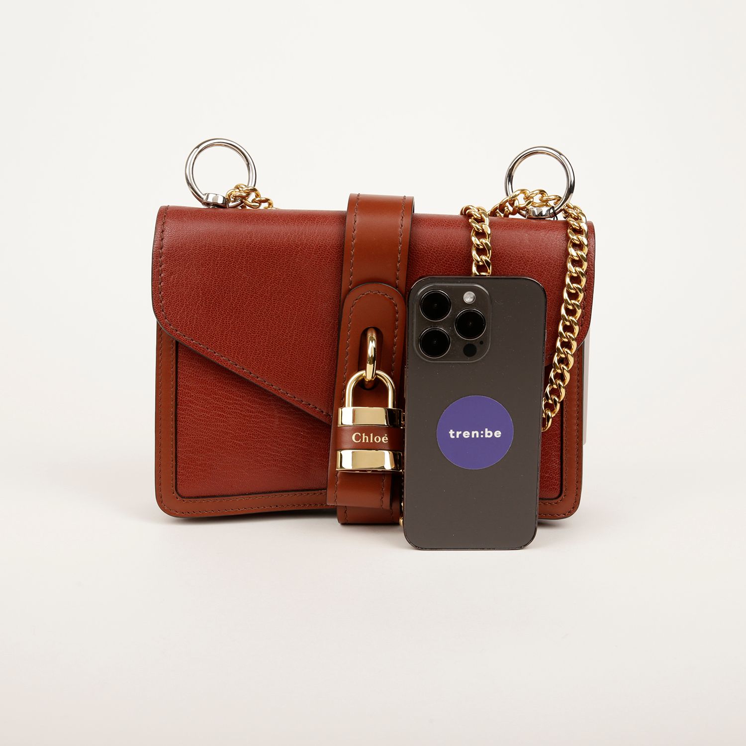 Chloe Abbey Lock Chain Shoulder Crossbody Bag 101457675 | eBay