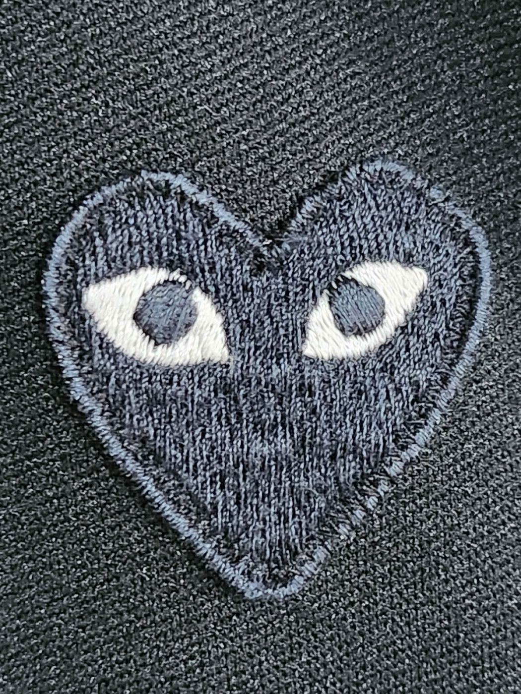 Comme Des Garcons Black Patch Logo Men's Zip-Up AZ-T256