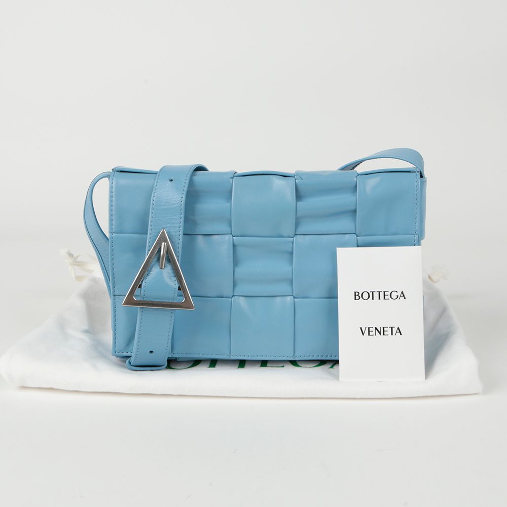 Bottega Veneta Intrecciato Long Wallet Crossbody Bag