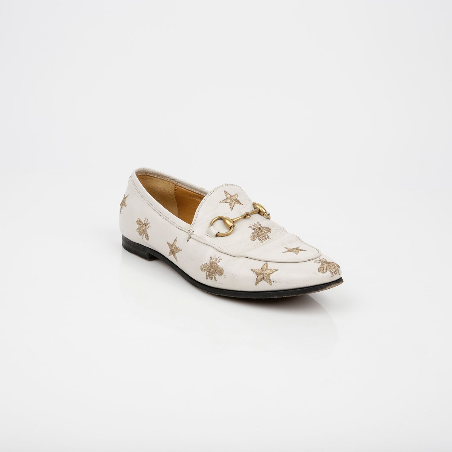 Gucci Embroidered Loafers Size 34.5 SKU 505281 | eBay