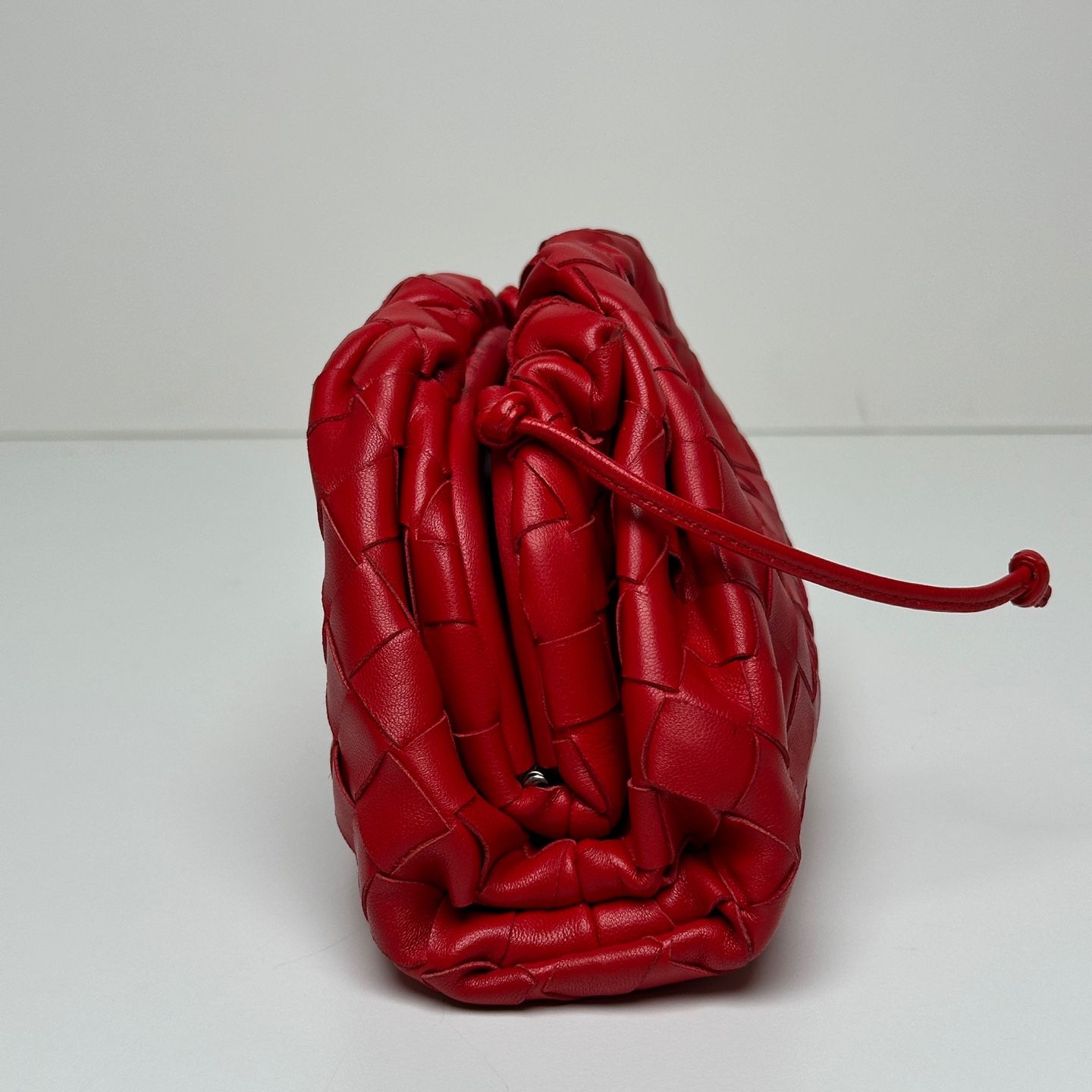 Bottega Veneta Mini Pouch Dumpling Bag Red 585852 105621836