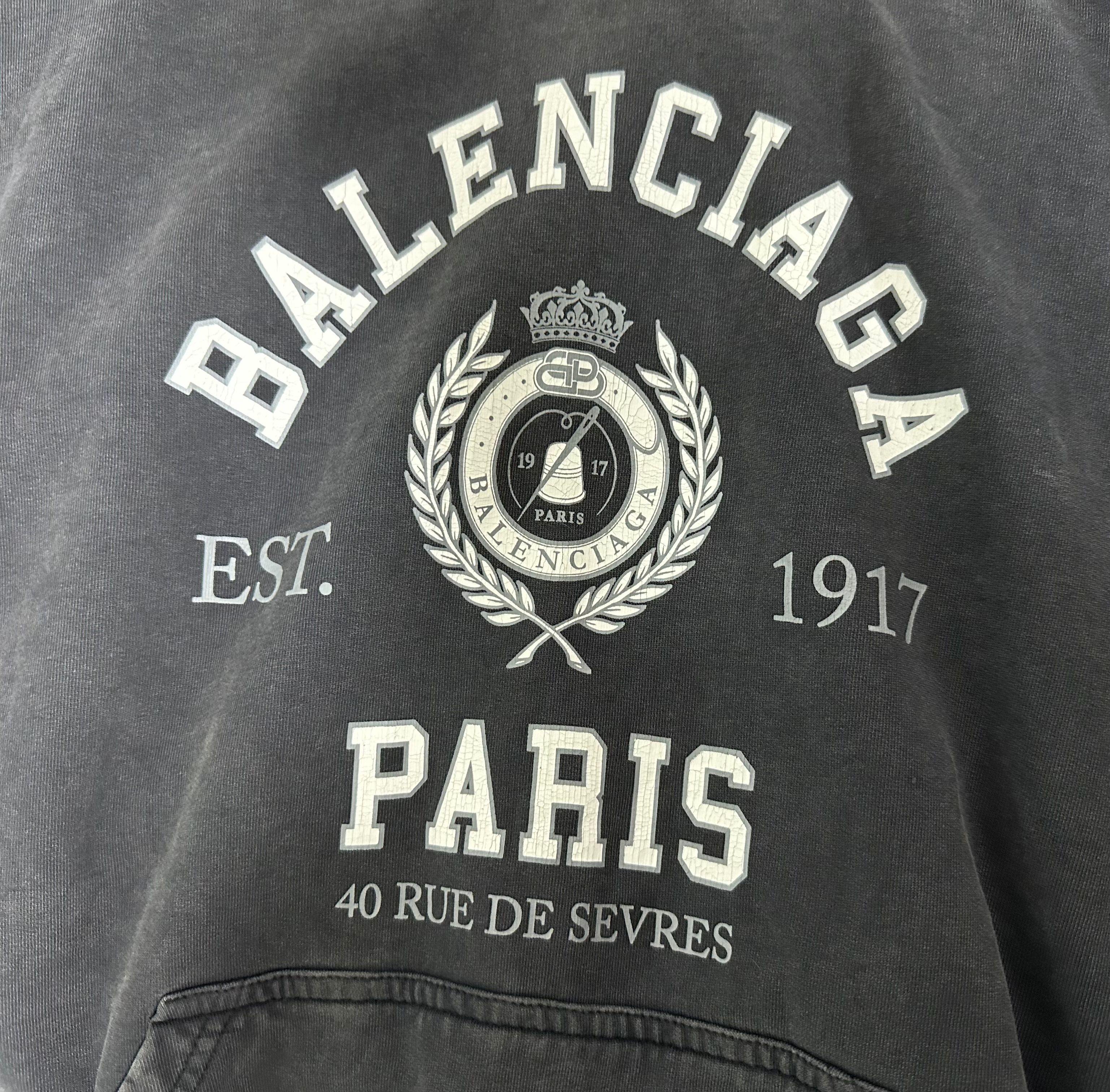 Balenciaga Black 40 Rue De Sèvres T-shirt | Lyst