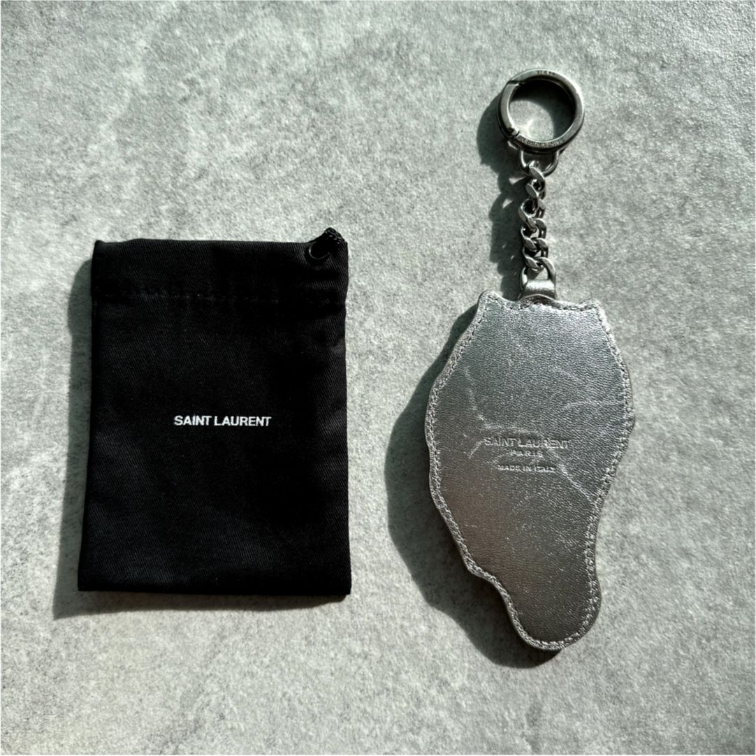 いいネット通販 - 全国送料無料でお届けします Saint Keychain Holder Key Leather Motif Dinosaur Laurent 小物