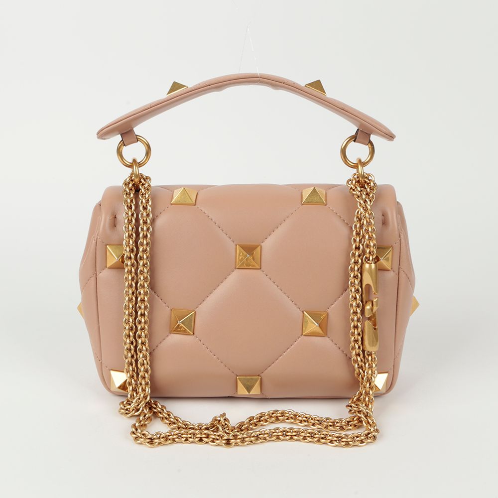 Valentino Roman Stud Medium Chain Shoulder Bag 0I82BSF