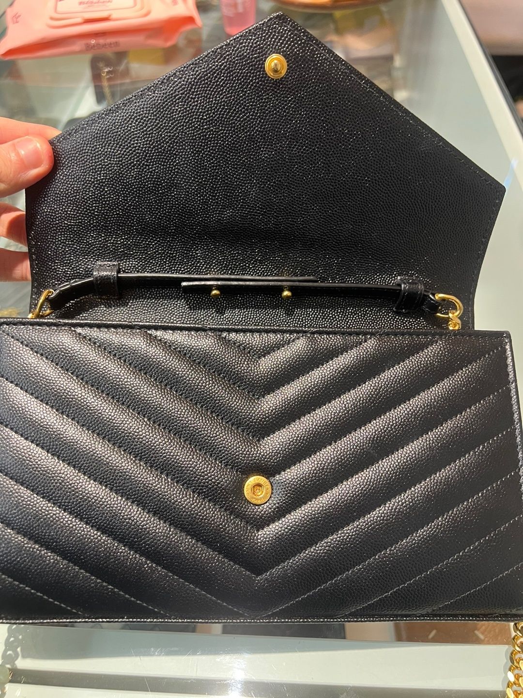 Saint Laurent Monogram Matelasse Chain Shoulder Crossbody