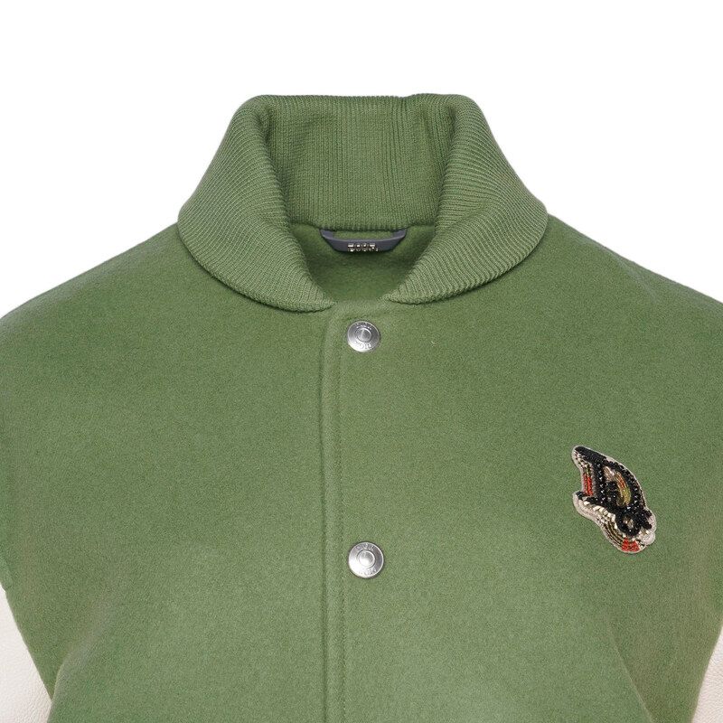Dior x Tears Green Wool Varsity Jacket 393L418 114613530 | eBay