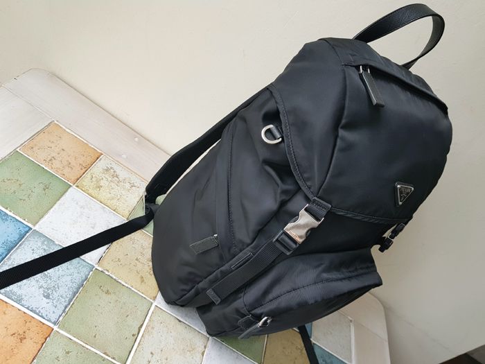 Prada Nylon Black Backpack 2VZ135 | eBay