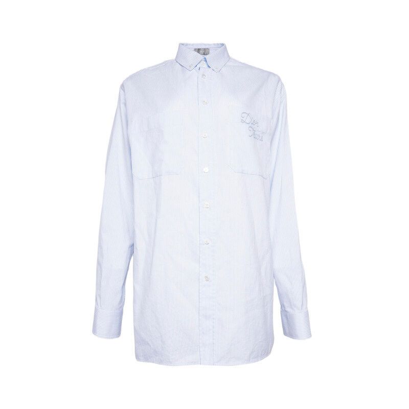 ブランド一覧 | ワールド オンラインストア Cotton Tears X Dior Oxford Shirt Unisex Stripe Blue トップス