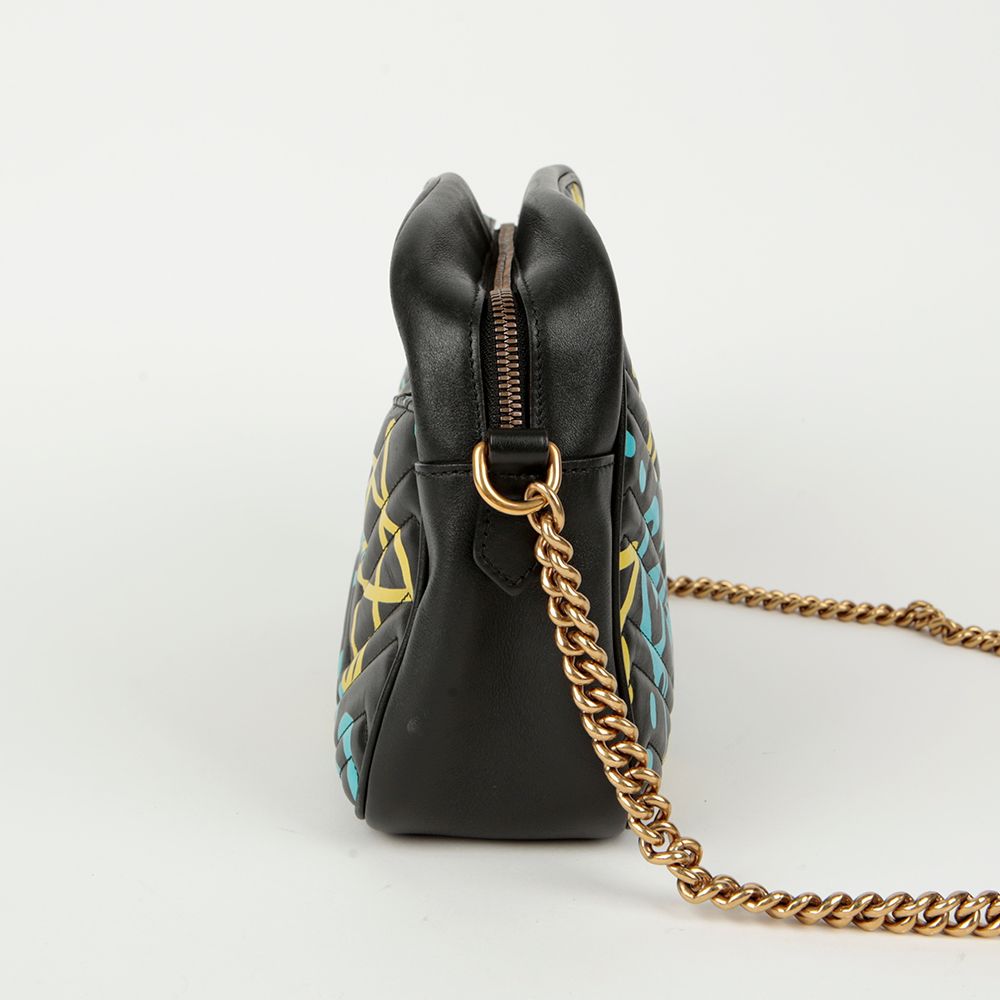 Gucci Ghost Graffiti Small Shoulder Bag 443499 GG Monogram