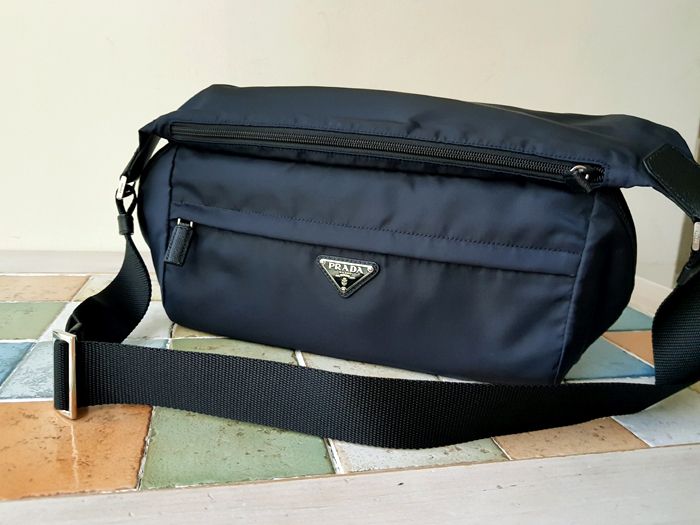 Prada Bike Bag 2VH991 Navy Shoulder Crossbody Bag 115612732