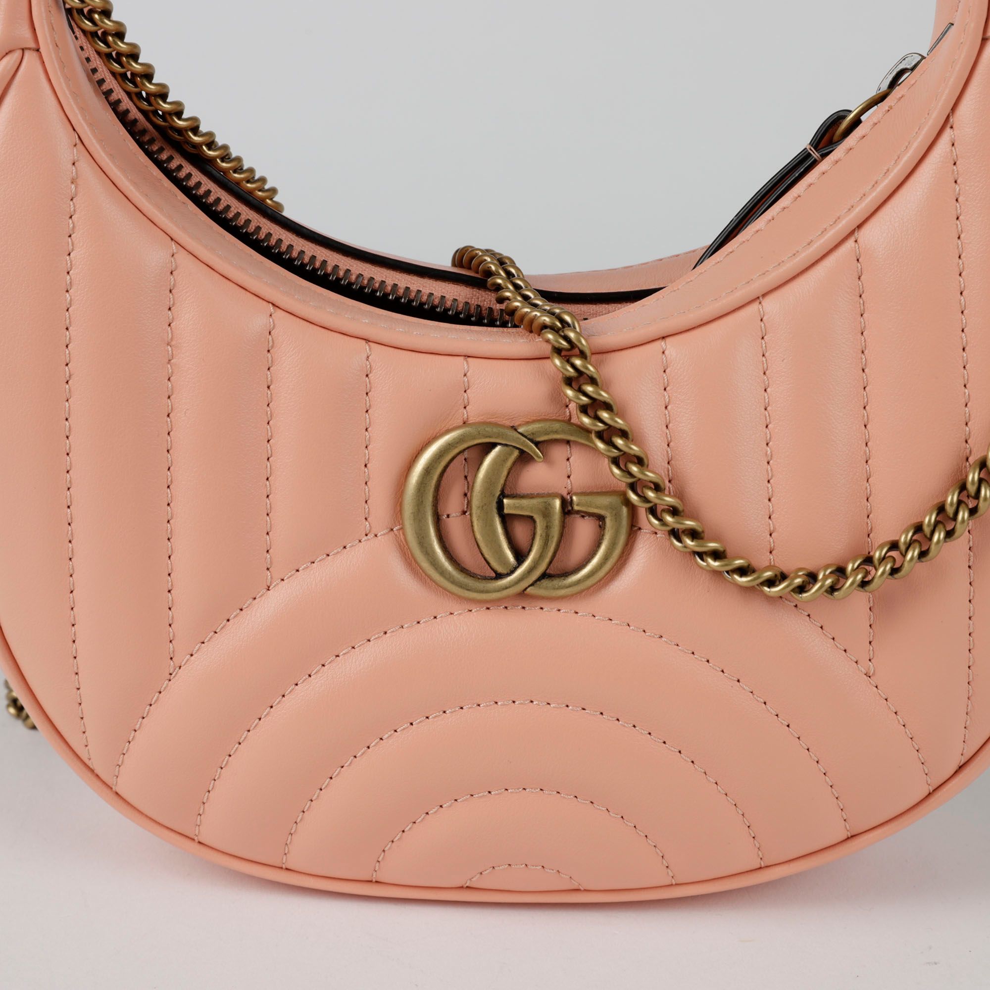 Gucci GG Mamong Half Moon Mini Shoulder Crossbody Bag 699514
