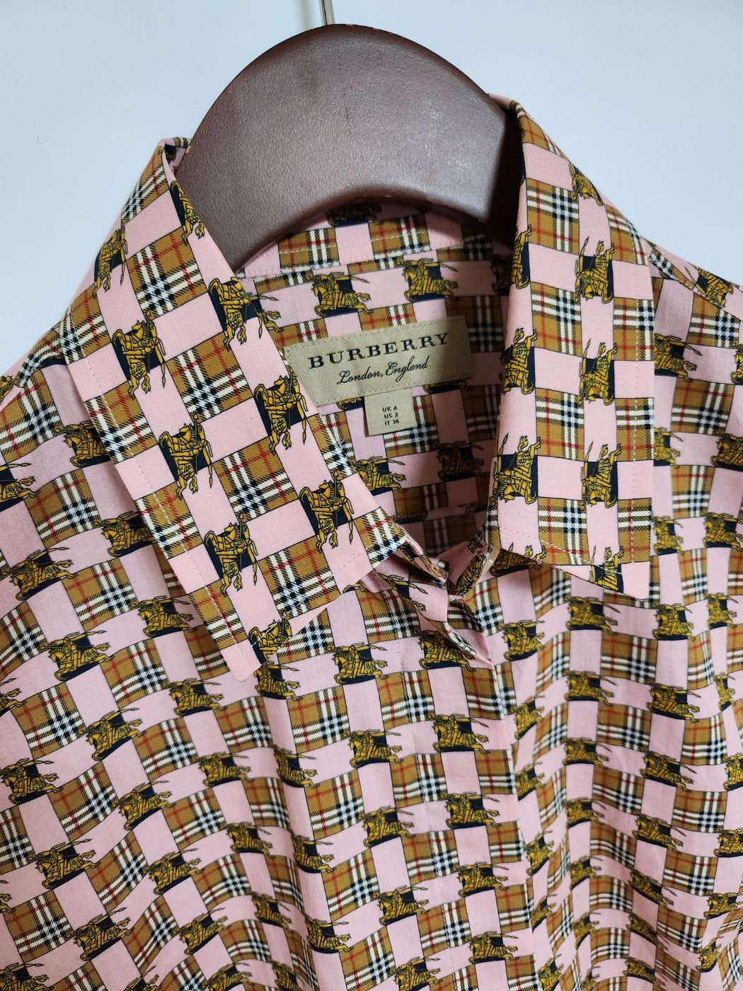 Burberry Tile Archive Long Sleeve Shirt UK4 8001987