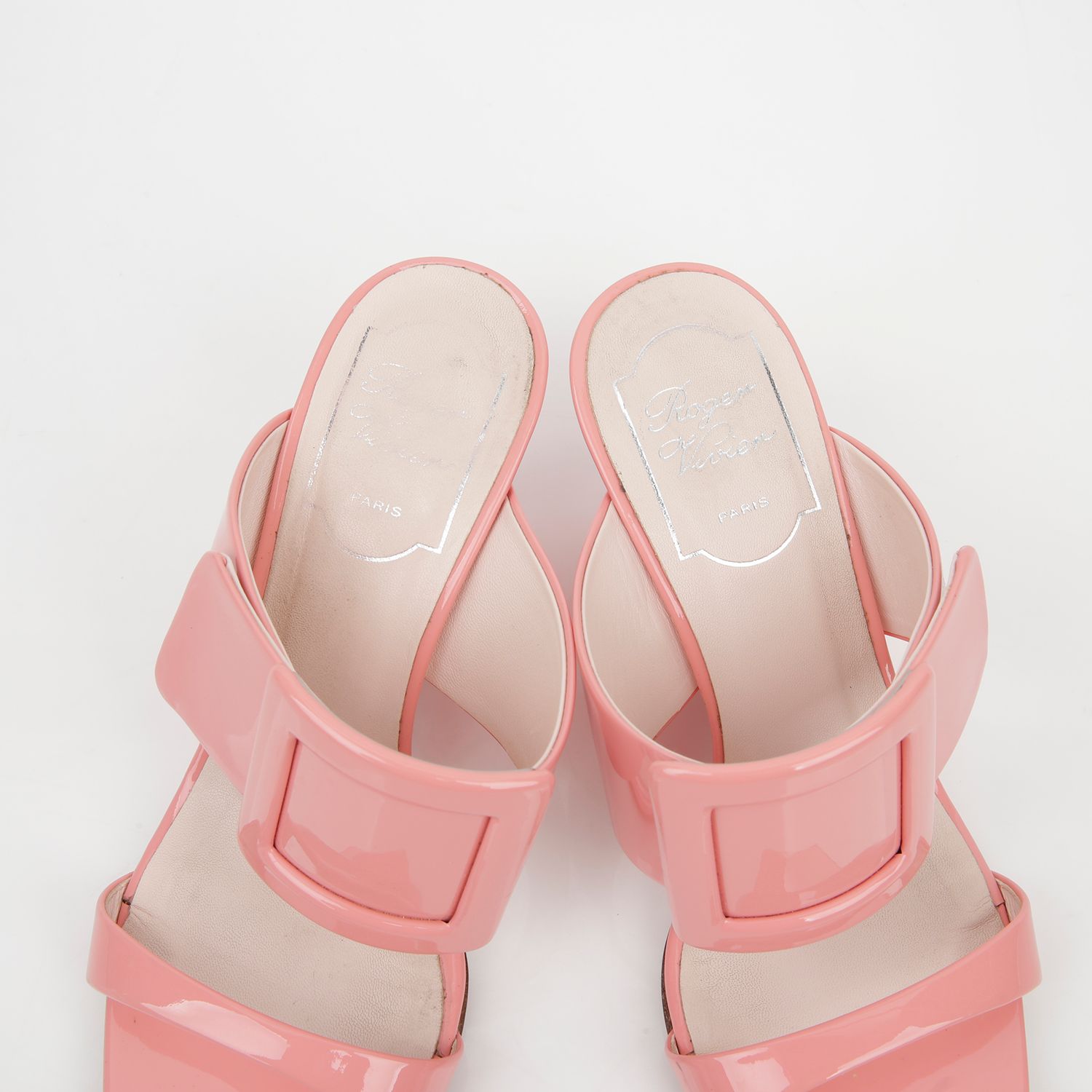 Roger Vivier Wedge Mule in the City RVW61630730D1PM215 Roger Vivier Wedge Mule in the City RVW61630730D1PM215