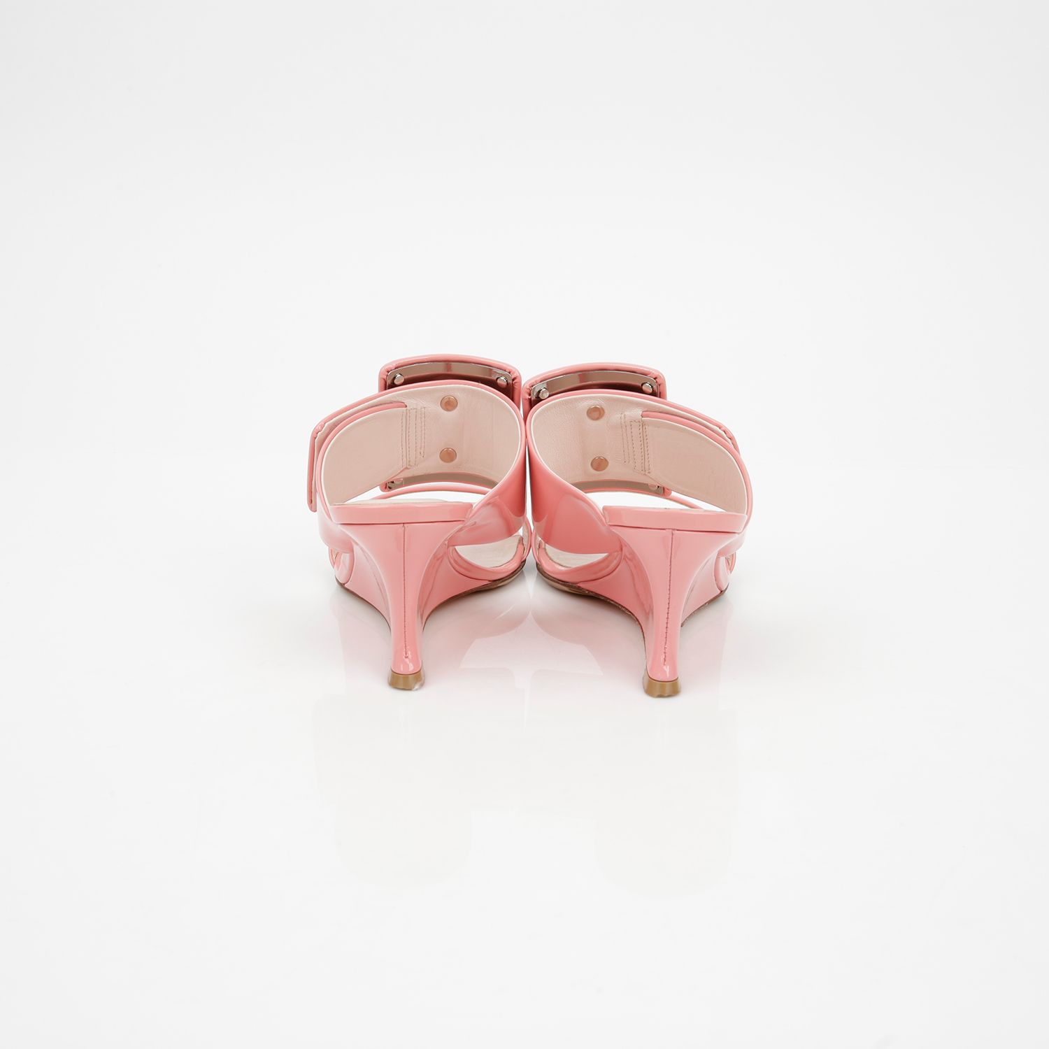 Roger Vivier Wedge Mule in The City, Pink, Size 36.5 Roger Vivier Wedge Mule in The City, Pink, Size 36.5