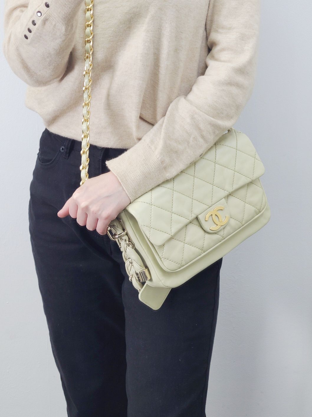 CHANEL Yellow Big CC Quilted Shoulder Crossbag 2VCHB30763 | eBay CHANEL Yellow Big CC Quilted Shoulder Crossbag 2VCHB30763 | eBay