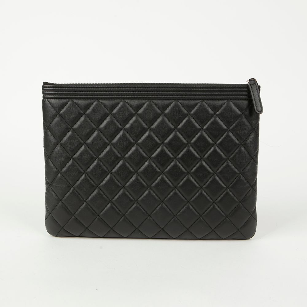 本物の CHANEL Boy Medium Clutch A80571 117736189 | eBay 靴