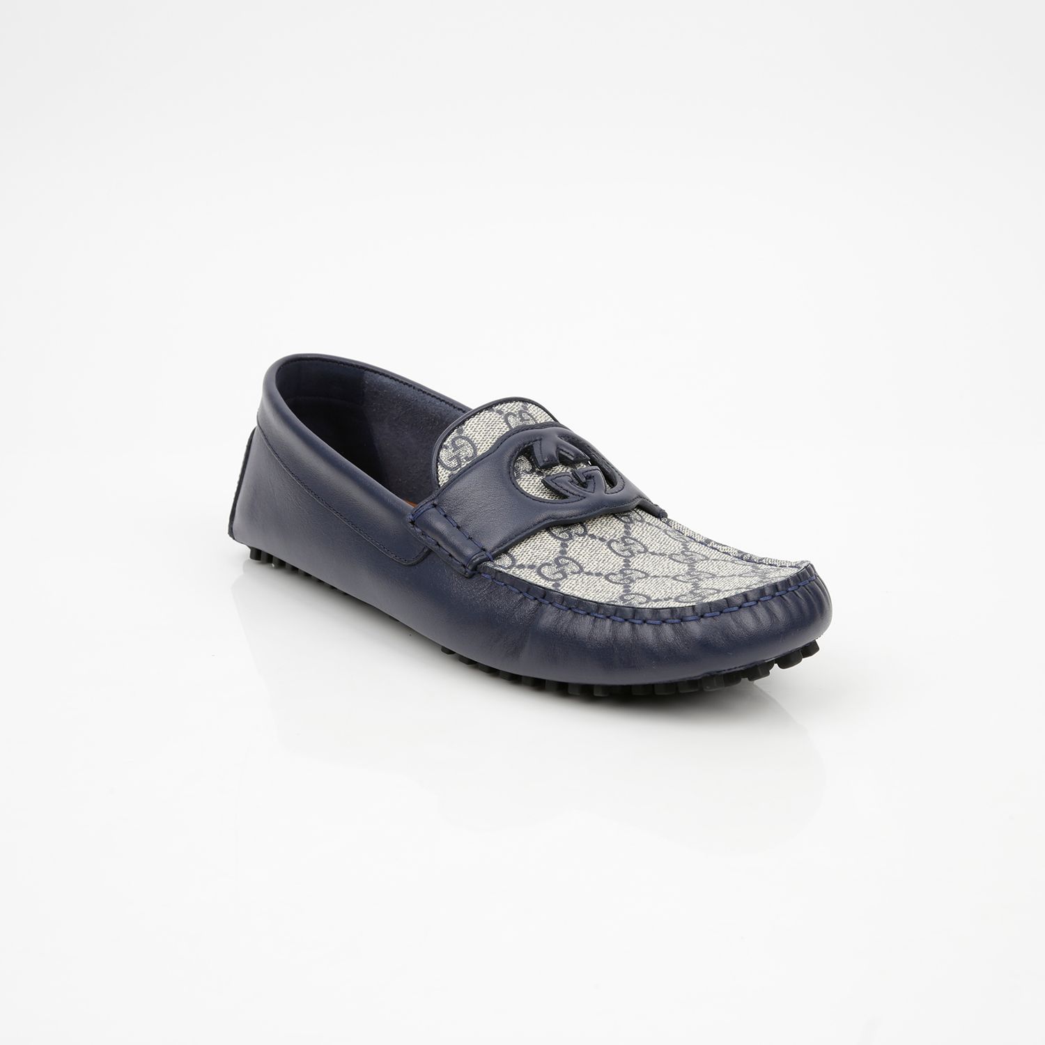 Gucci Interlocking Driving Loafers Size 8.5 - 730148 | eBay