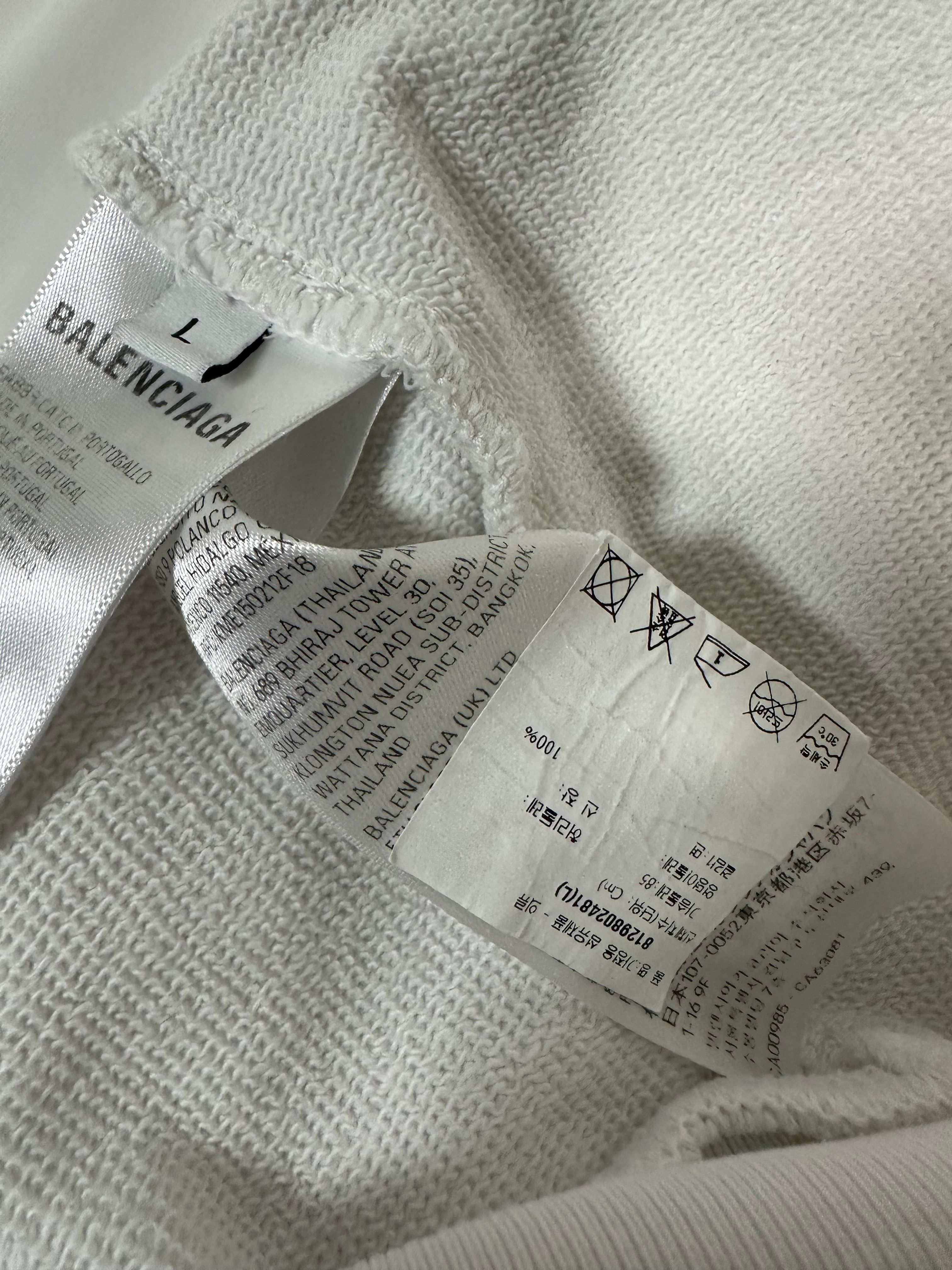 Balenciaga Chest Logo Printed Zip-Up Hoodie 110 121520650 | eBay
