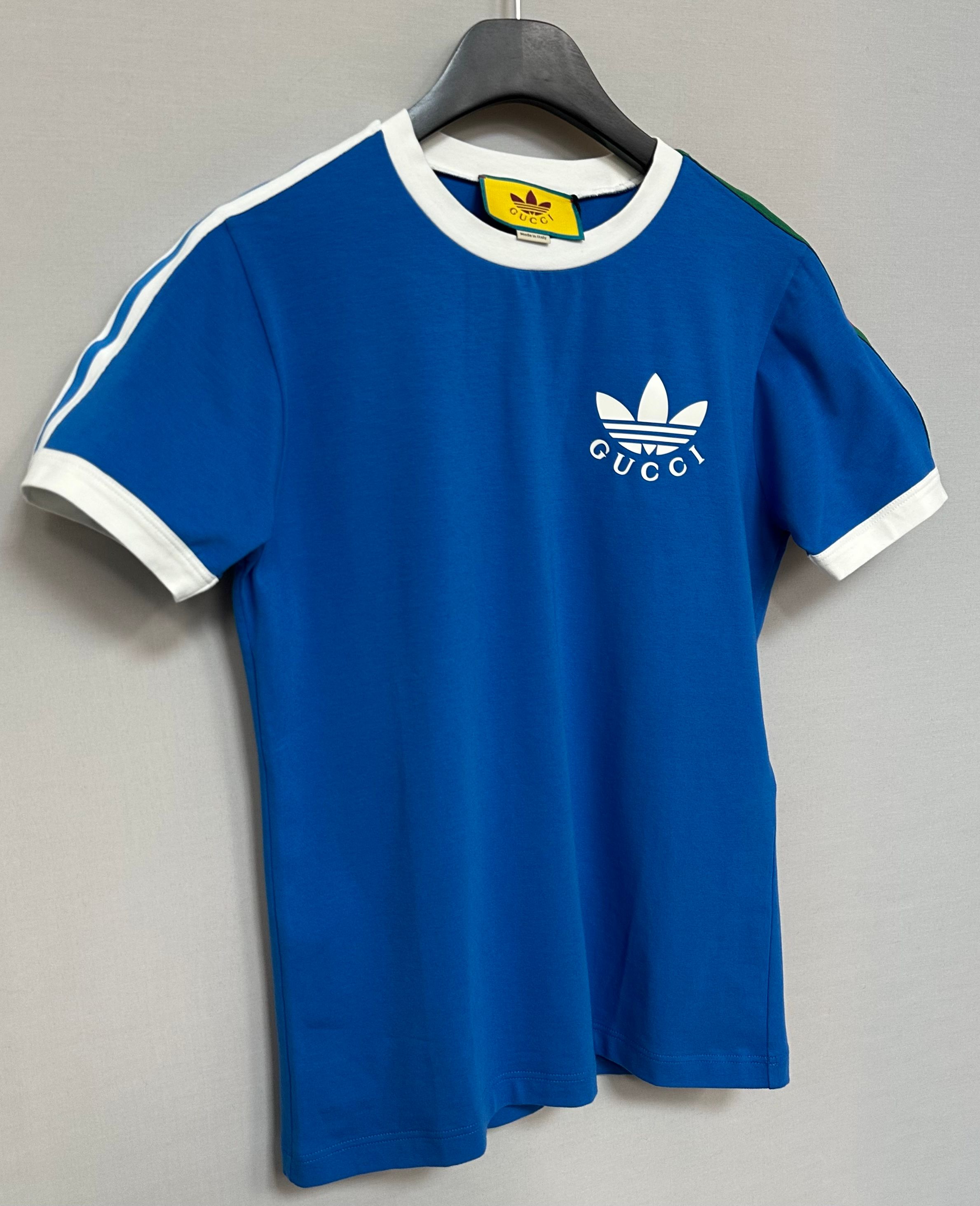 Gucci x Adidas Trefoil Printed T-Shirt L 122002497 | eBay