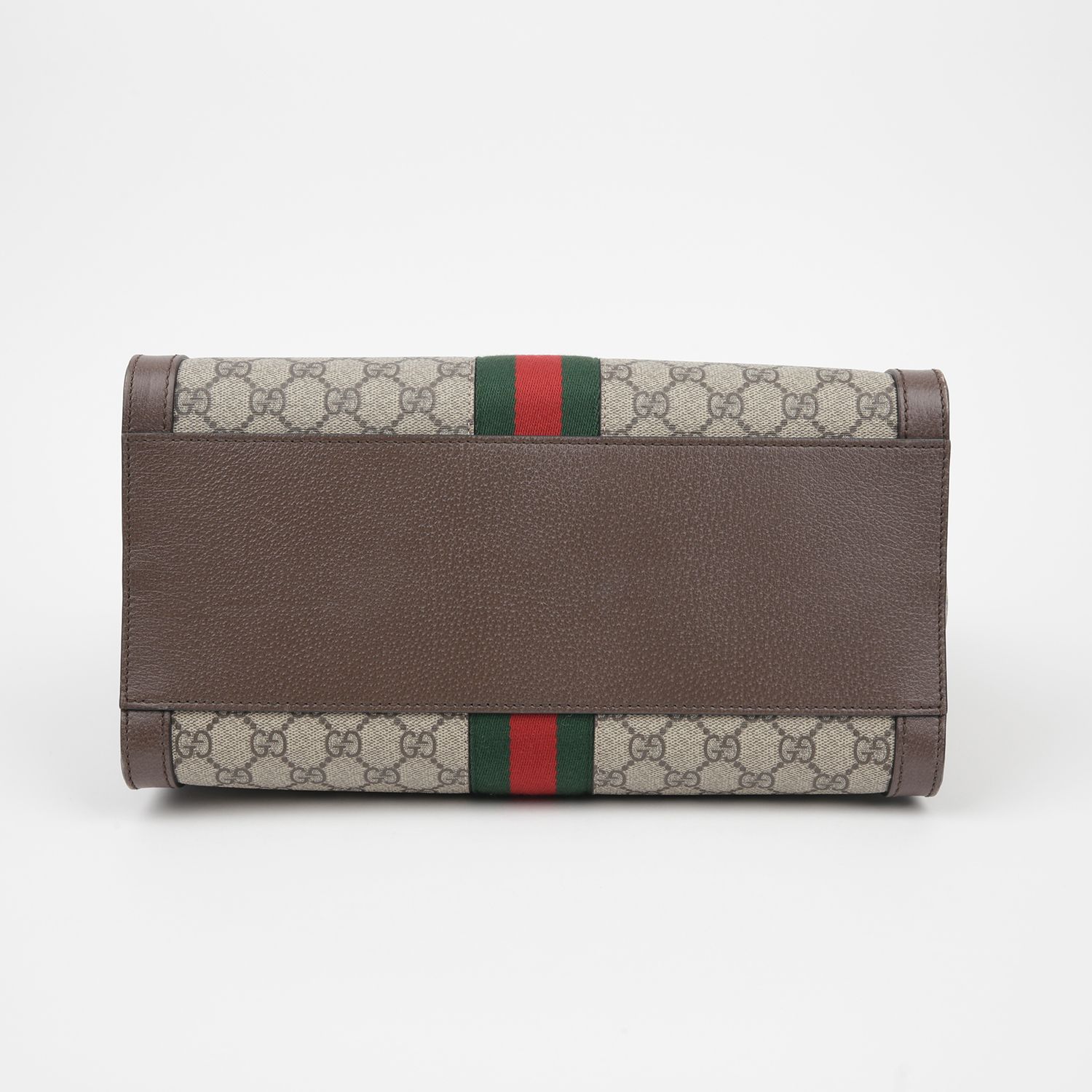 GUCCI G金具レザーハンドバッグ GUCCI Shoulder Bag Leather Beige Gold 001 2113 1601 Auth