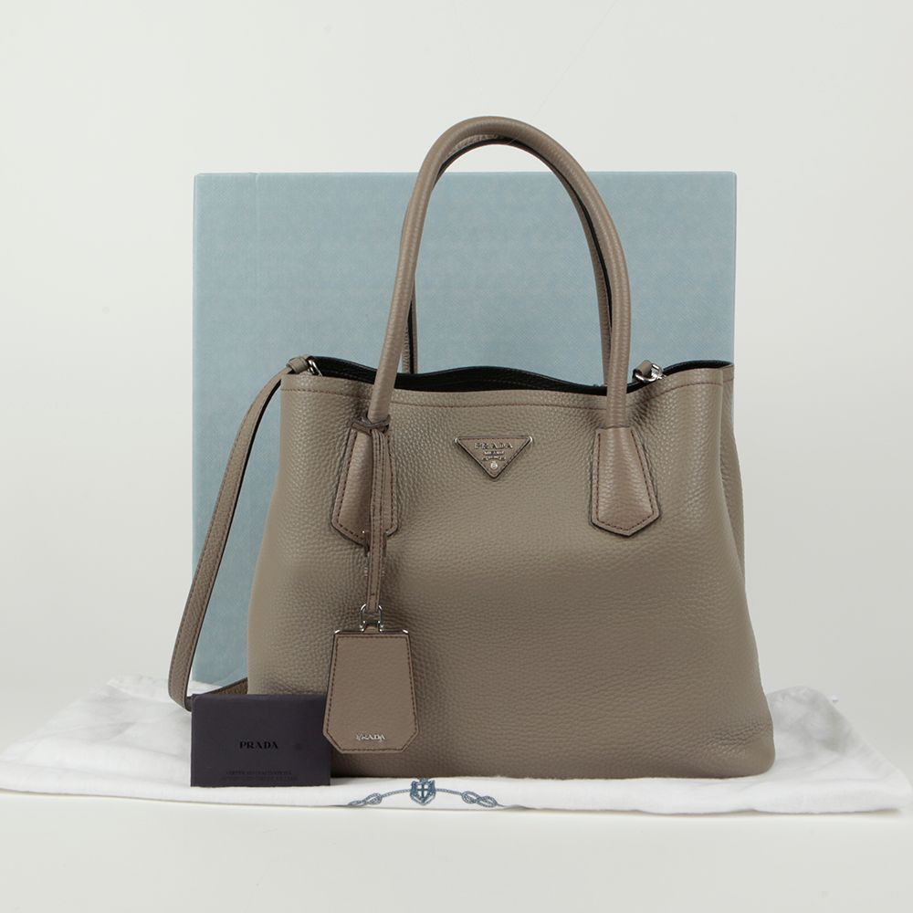 Prada 1BG007 Double Tote Shoulder Bag 123146282 | eBay
