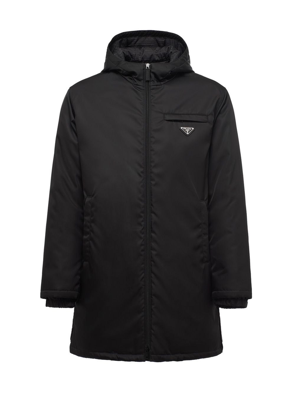 PRADA｜DOWN JACKETS (292199 1WQ8 F0002) Black Re-Nylon down coat | PRADA