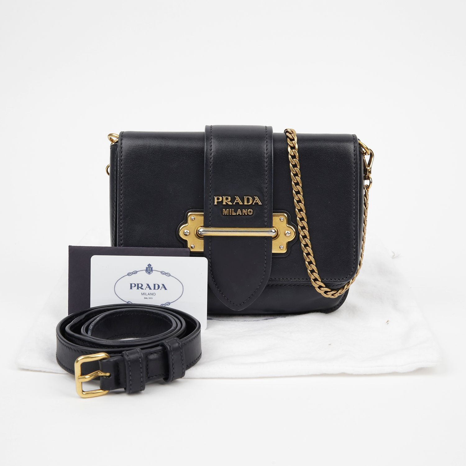 Prada Kaye Belt Chain Crossbody Bag 1BL004 123753060 | eBay