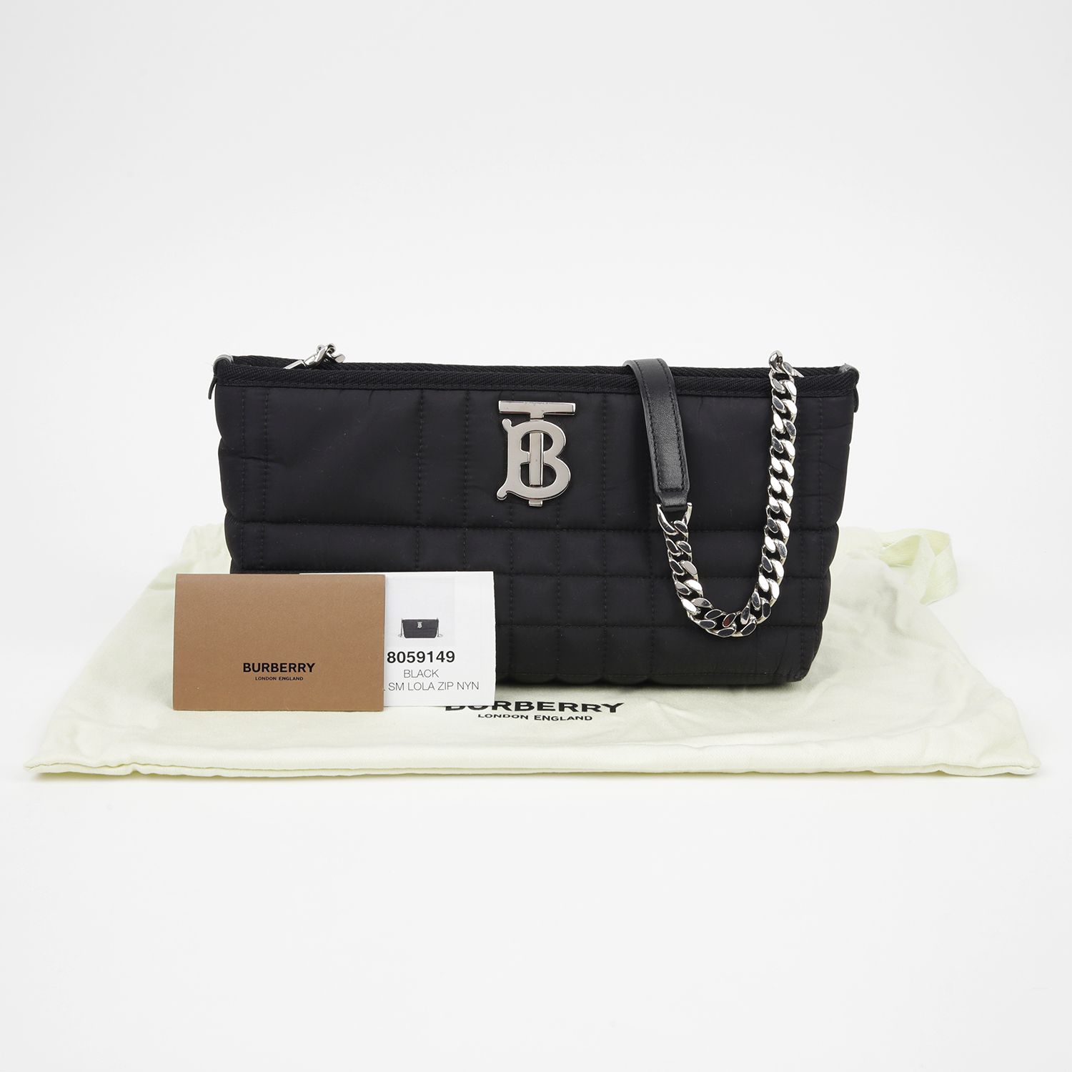 Burberry Haymarket Check Coated Canvas Loxley Crossbody Bag