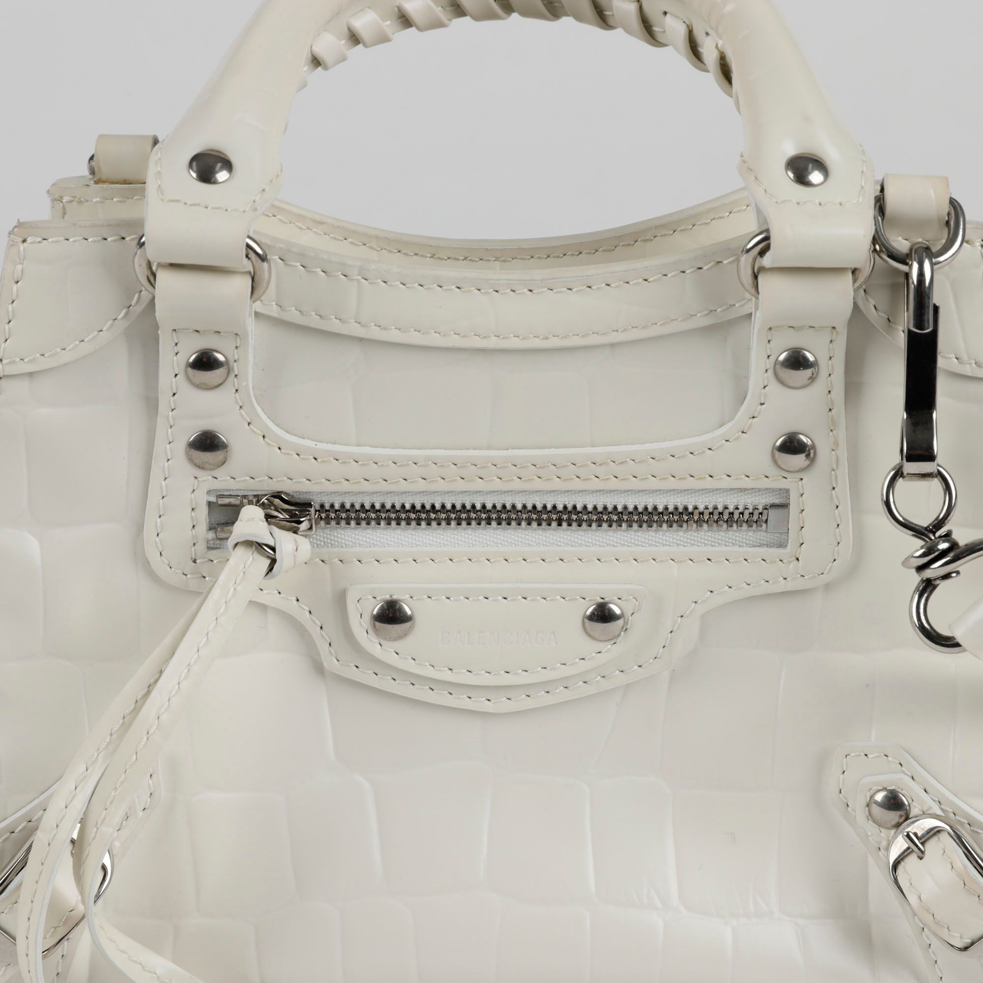 Balenciaga Beige Neo Classic City Mini 2 Way Tote Bag 638524