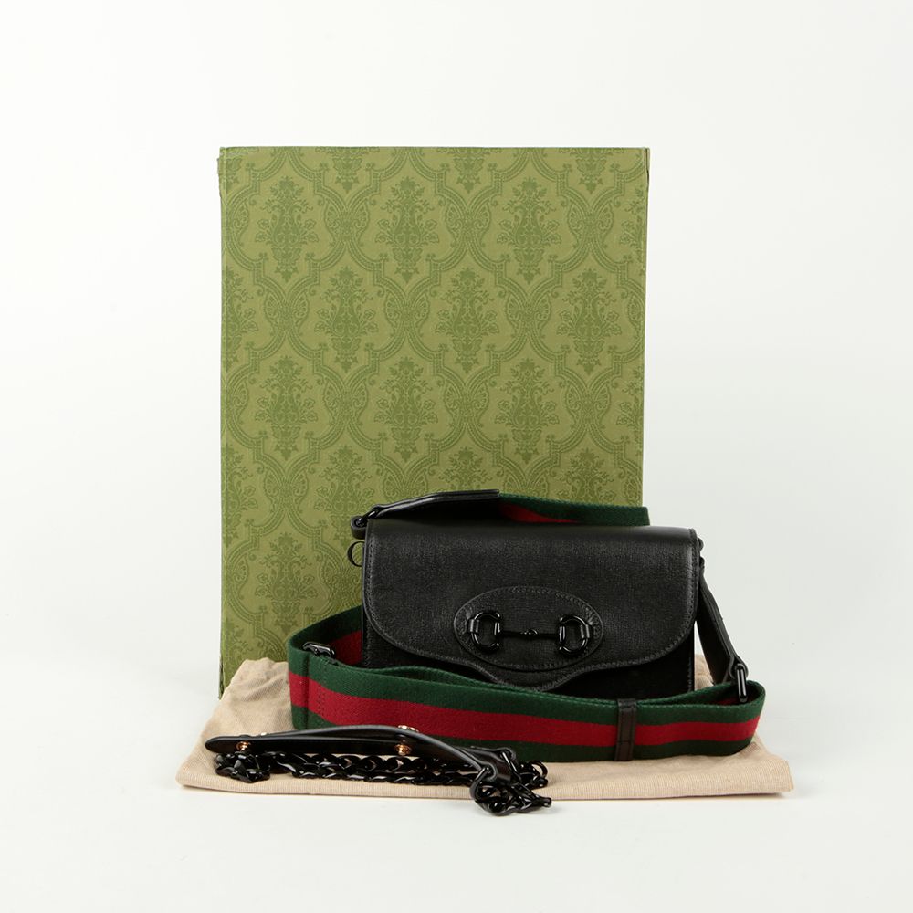 Gucci Jumbo GG Horsebit 1955 Mini Shoulder & Crossbody Bag