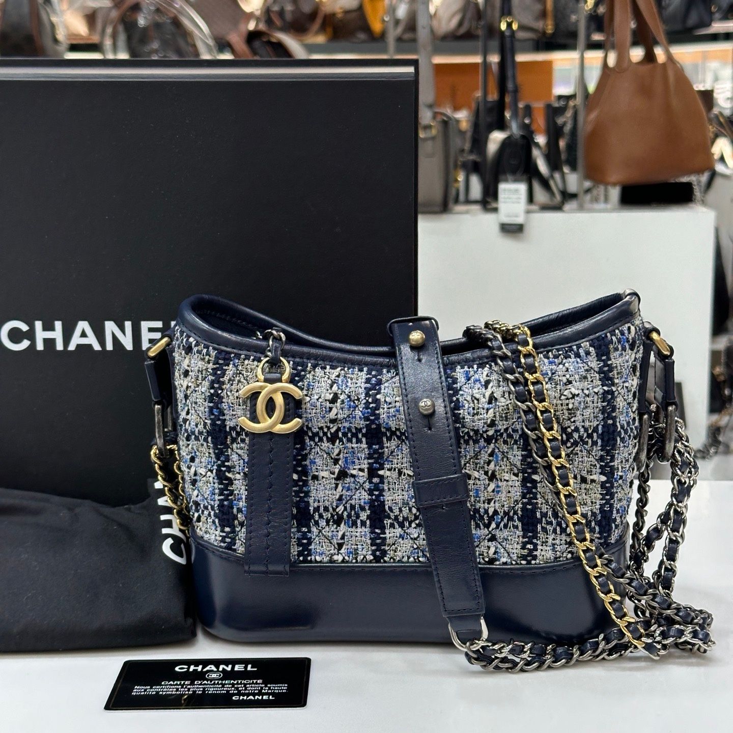 古典 27 Bag Hobo Mini Gabrielle Tweed CHANEL Series eBay | 124776639 その他