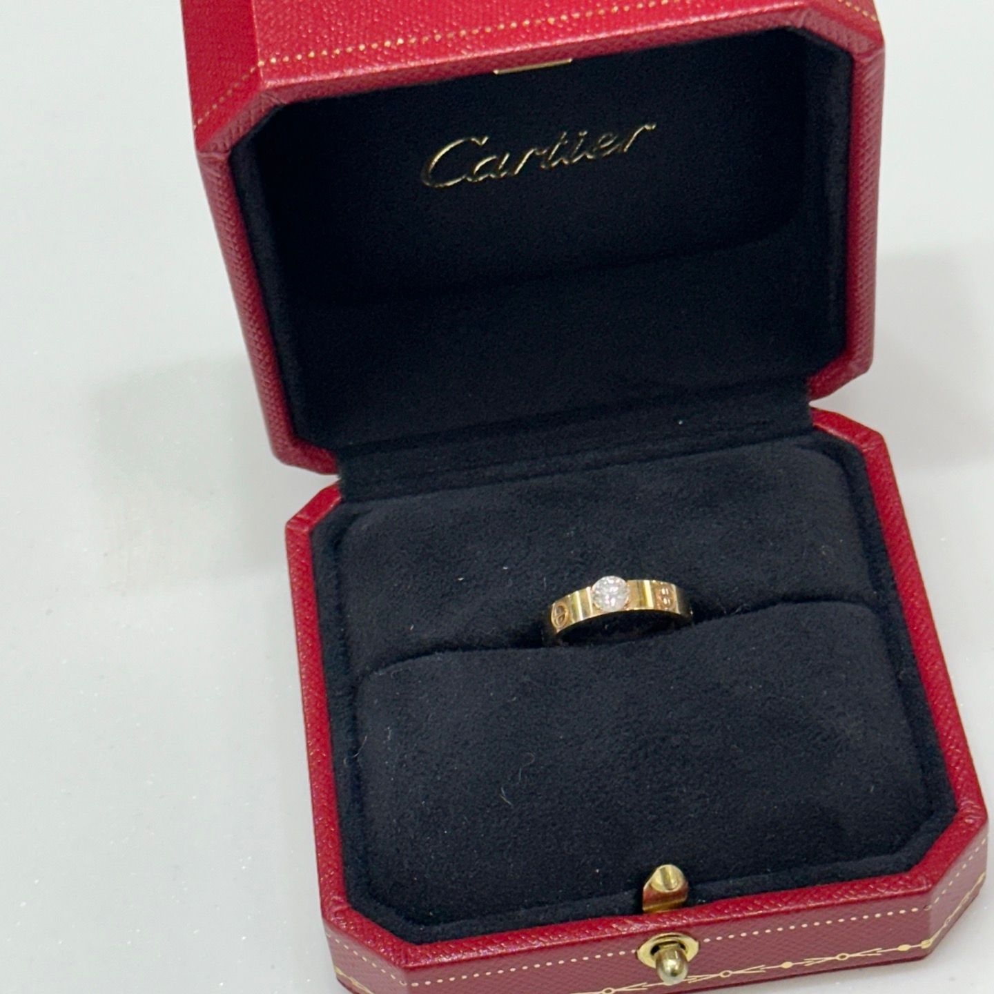 Pre-Owned ラブリング ダイヤ1p 46号 0.28ct 124776744 [U]