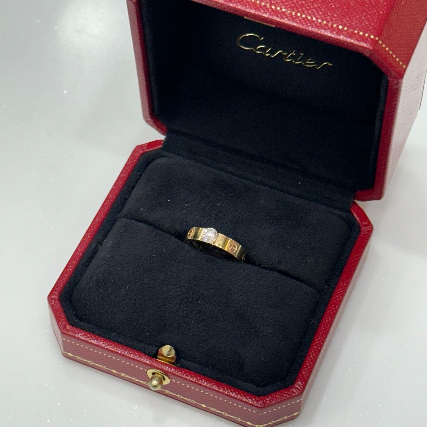 Pre-Owned ラブリング ダイヤ1p 46号 0.28ct 124776744 [U]
