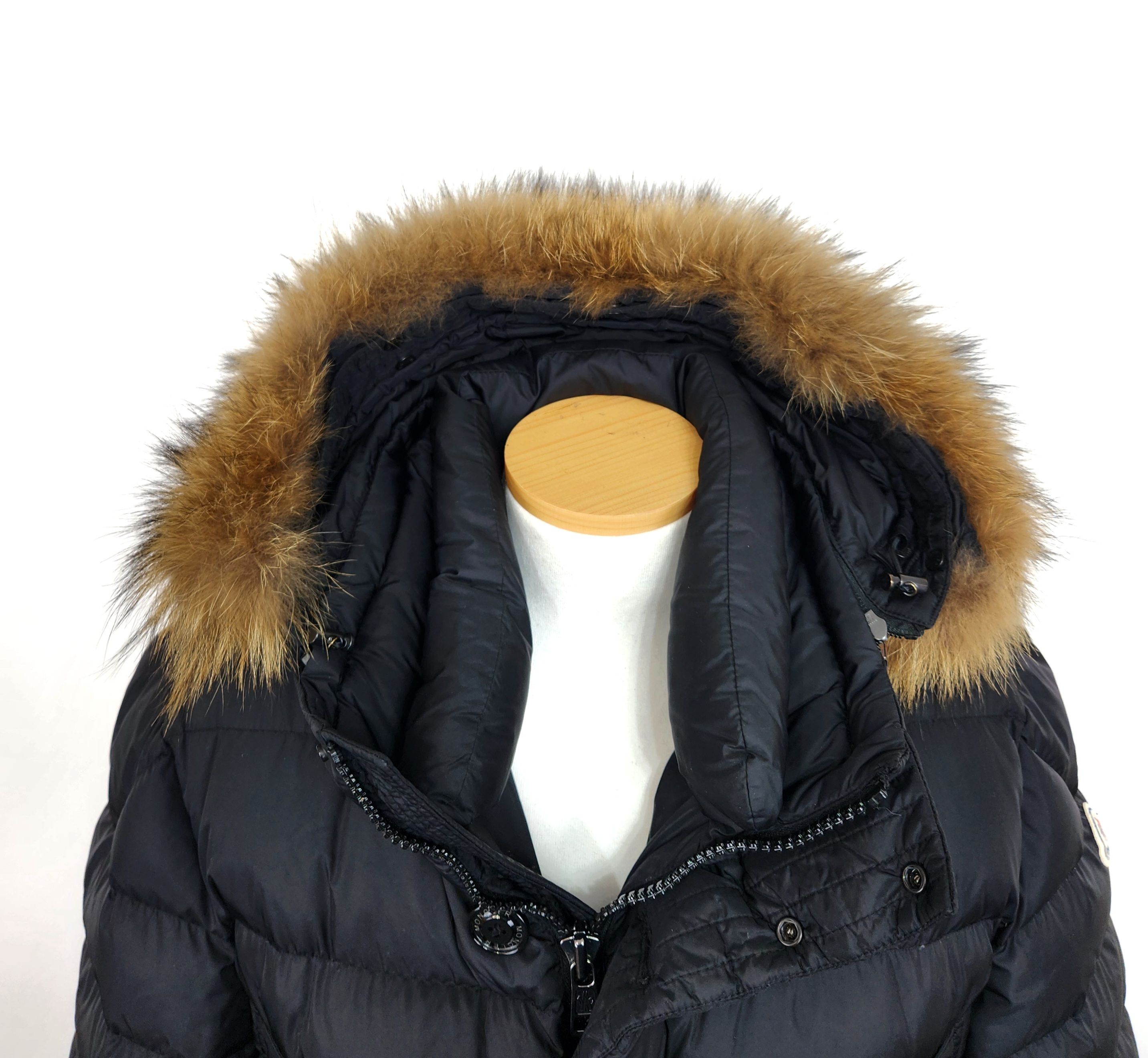 Moncler Cluny Down Jacket Black 6 127542314 | eBay