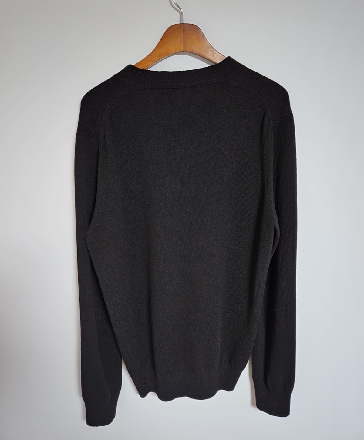 Comme Des Garcons Black Gold Patch Men's Cardigan AZ-N050
