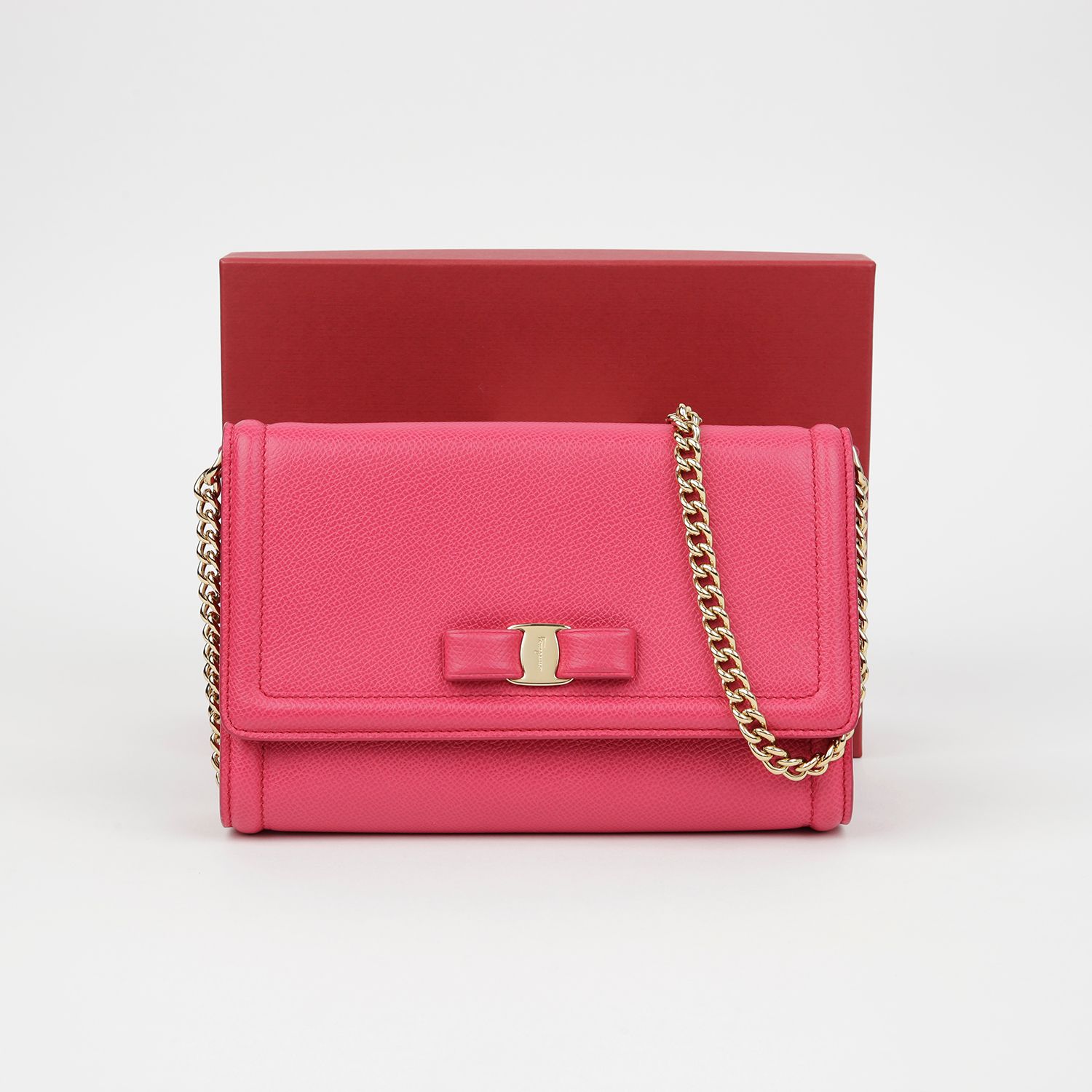 Salvatore Ferragamo 22 C940 Vala Gini Shoulder Crossbody Bag