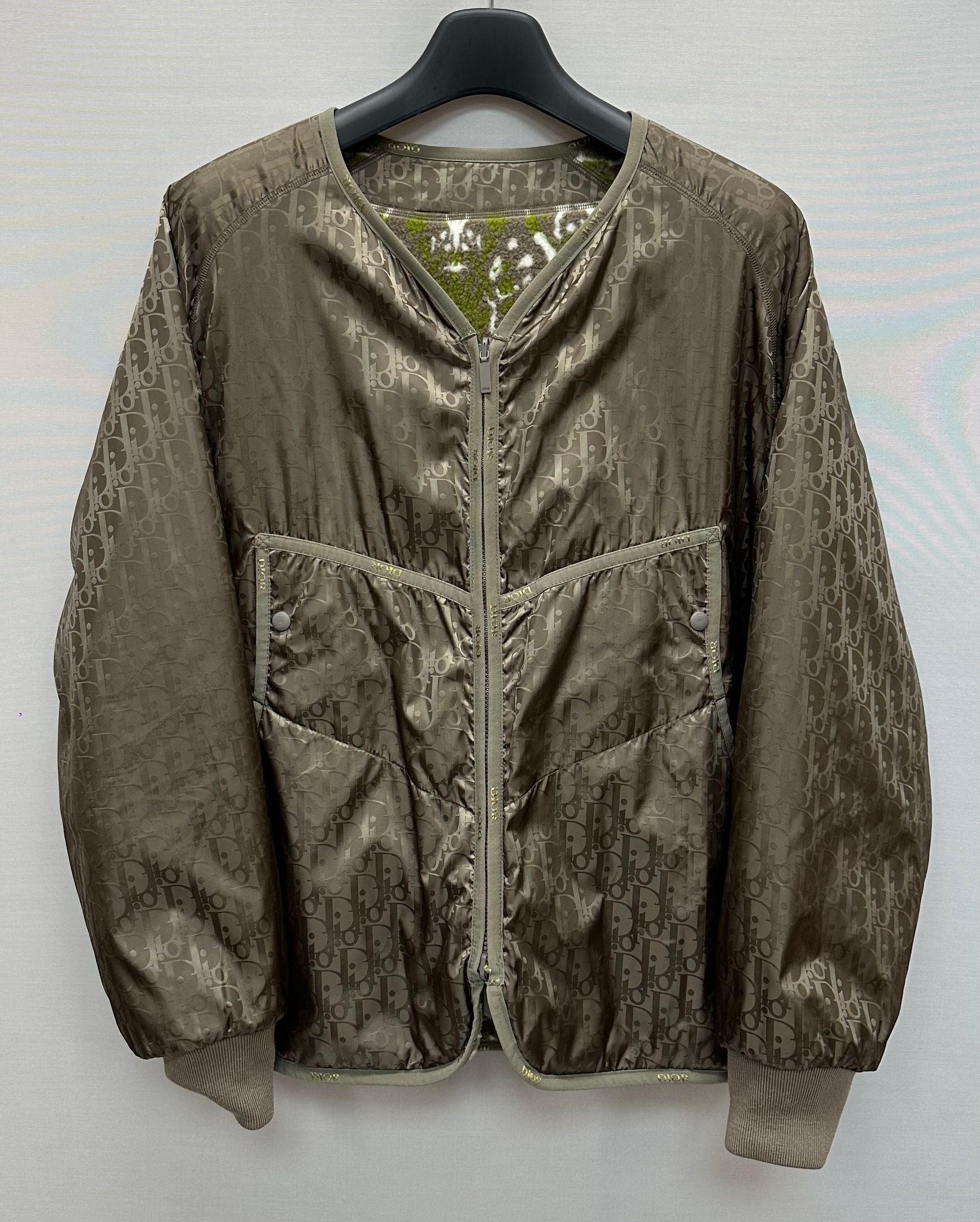 Dior Fleece Printed Jacket 105 130965471 | eBay
