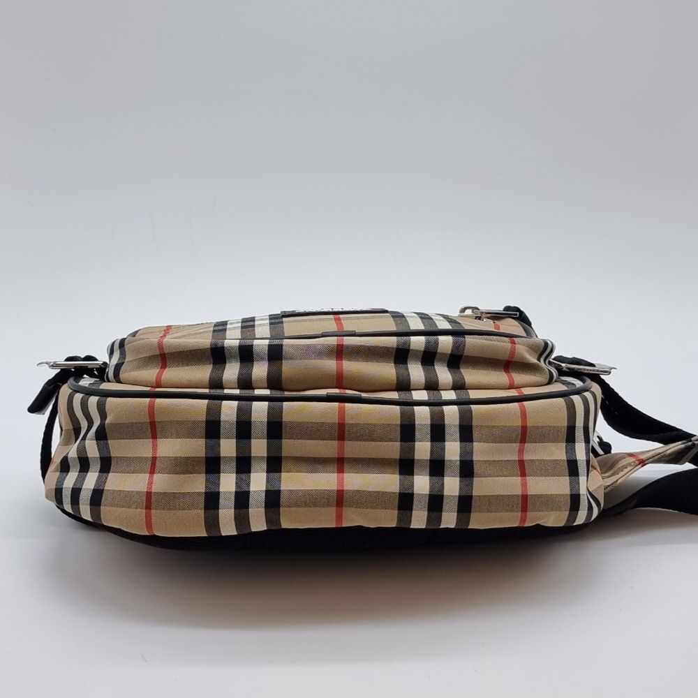 Burberry Appliqué Check Double Pocket Hip Bag BUB040616
