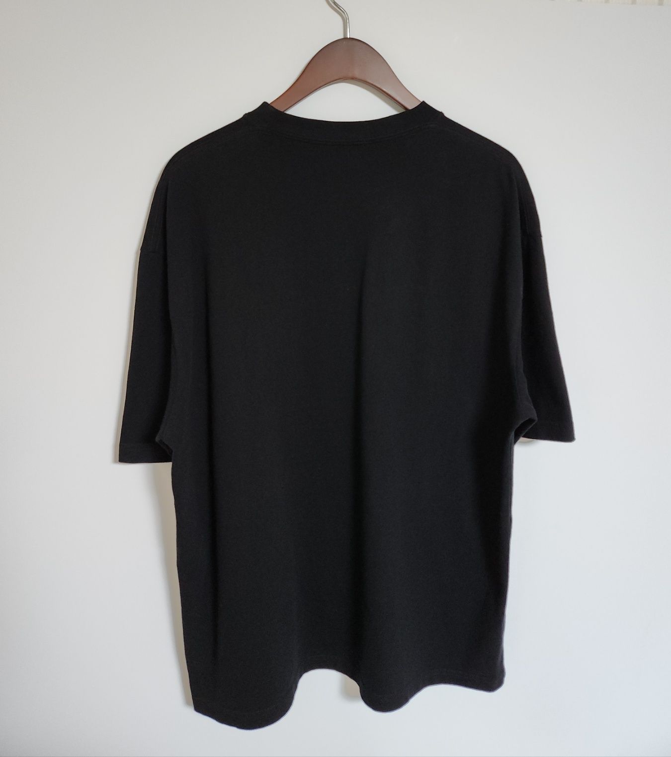 Balenciaga Black Pixel Men's Oversized T-Shirt 612966 TKVI7