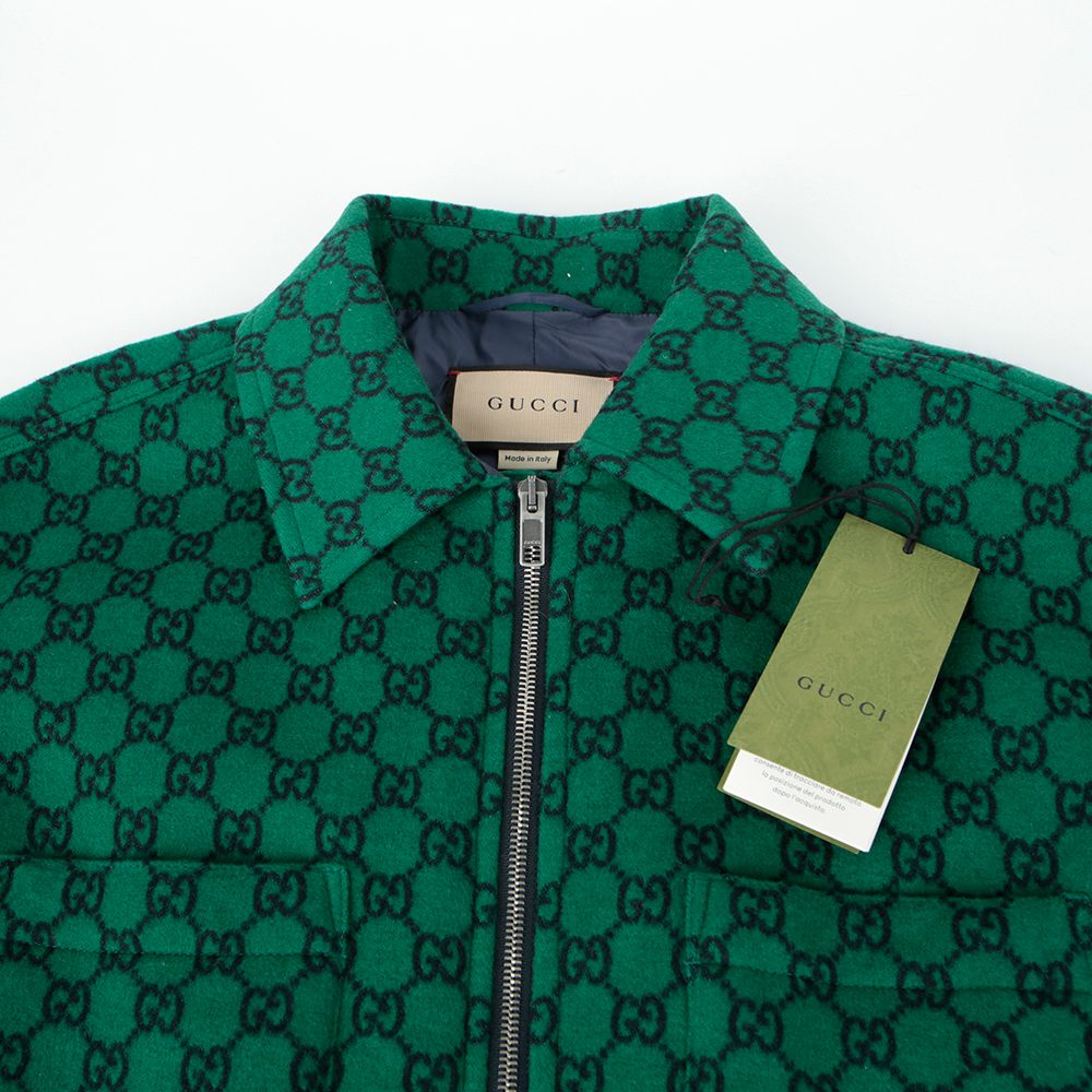 GUCCI】グッチ『ジャンボGGネオプレン ジップジャケット sizeL