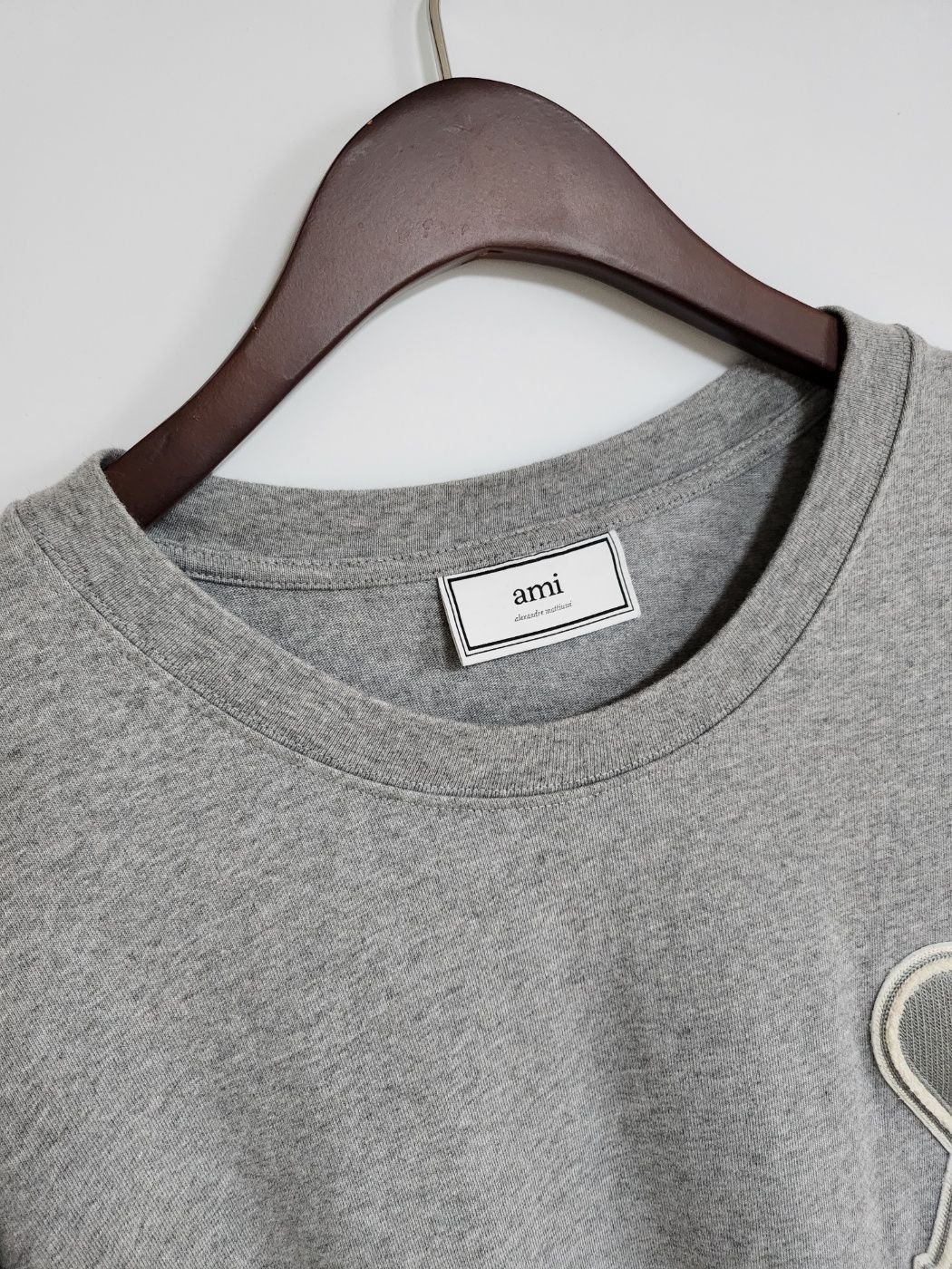 AMI Ami X Smiley collab blue and white stripe long sleeve t