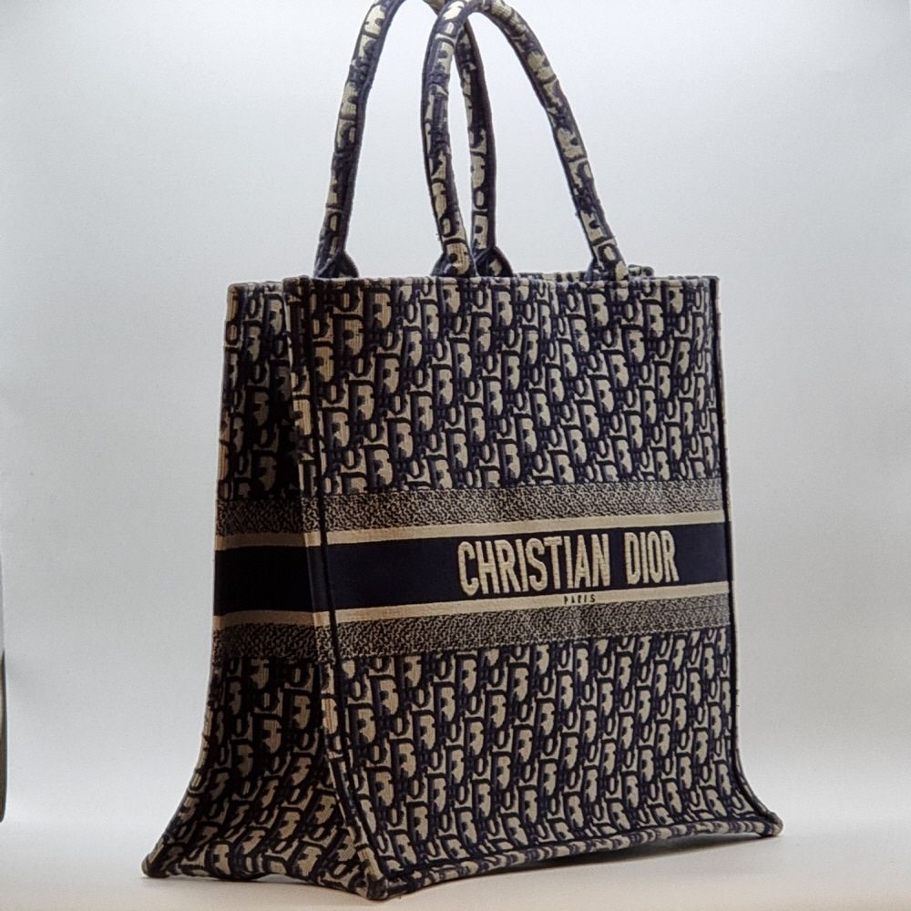 Christian Dior ハンドバッグ - 4503024F0030 Christian Dior Trotter Jacquard Chain Mini Shoulder bag Navy