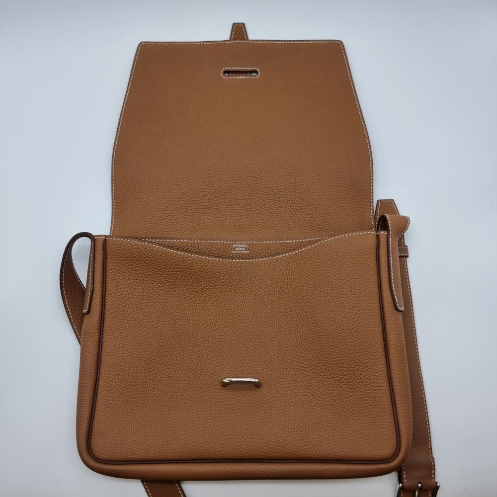Hermes Steve Light Junior Messenger Bag Crossbody (B
