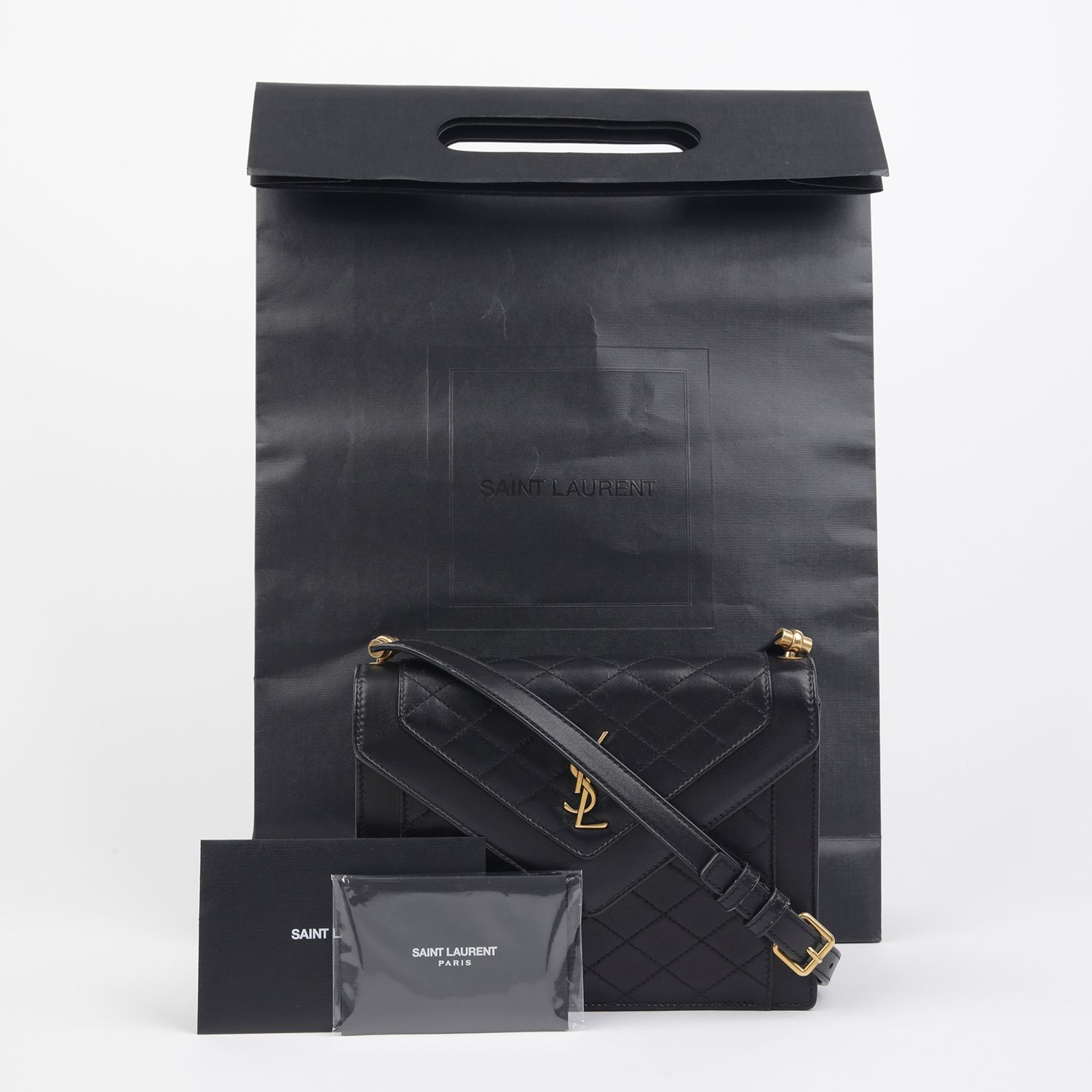 Saint Laurent Gaby Mini Satchel Shoulder Crossbody Bag