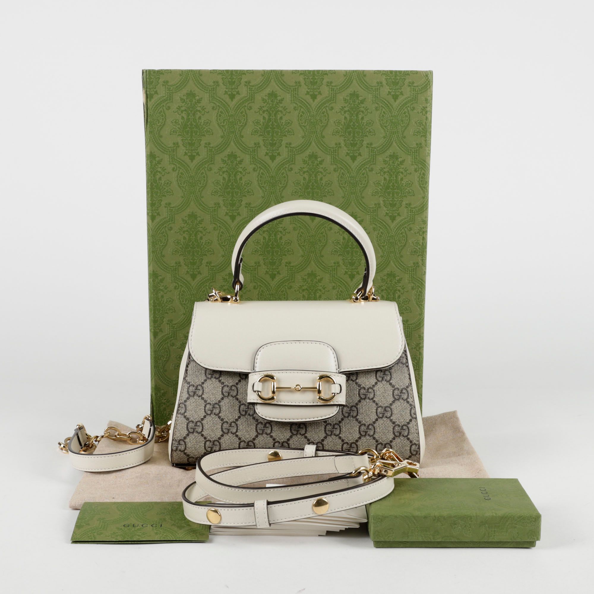 Gucci Horsebit 1955 Mini Top Handle Tote Shoulder Bag 703848