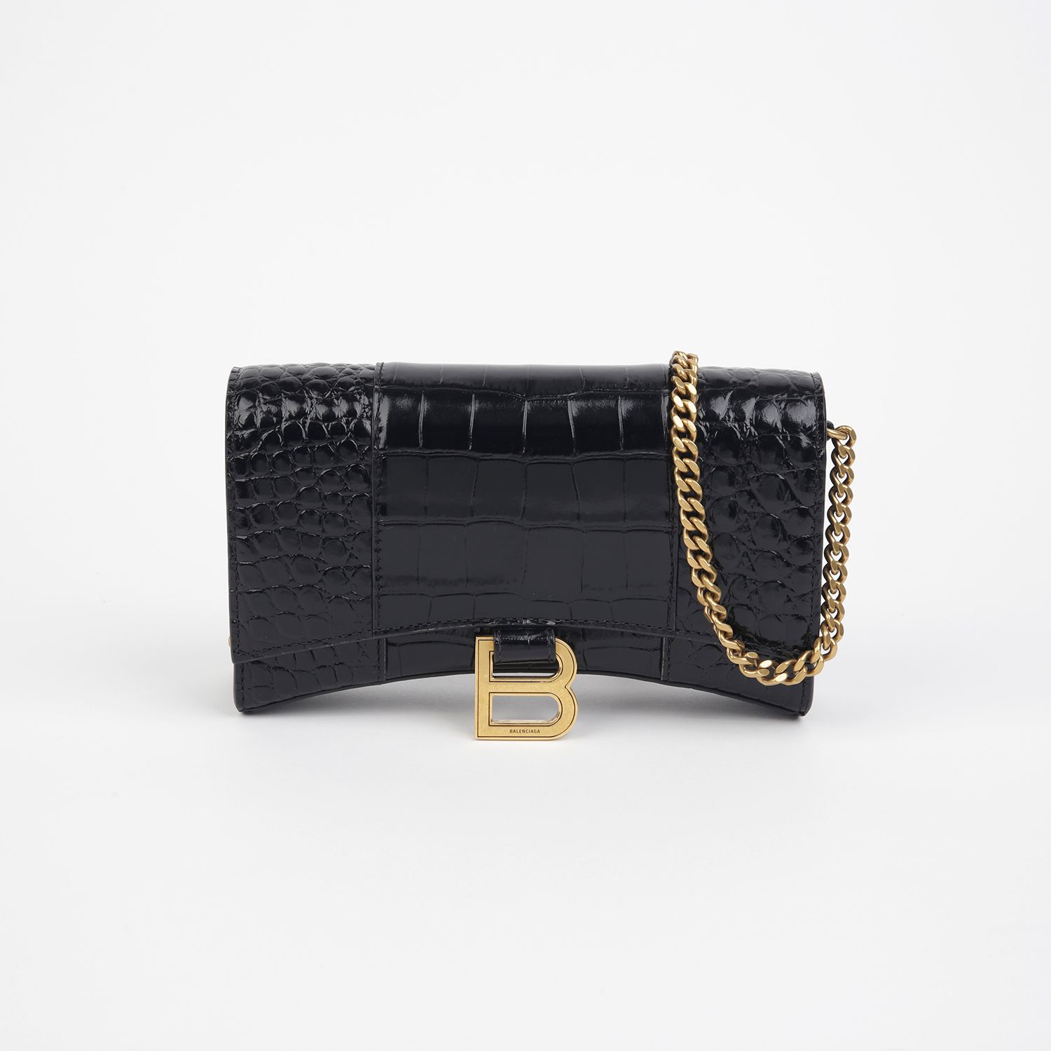 Balenciaga Hourglass Chain Wallet Crossbody 656050 136040656
