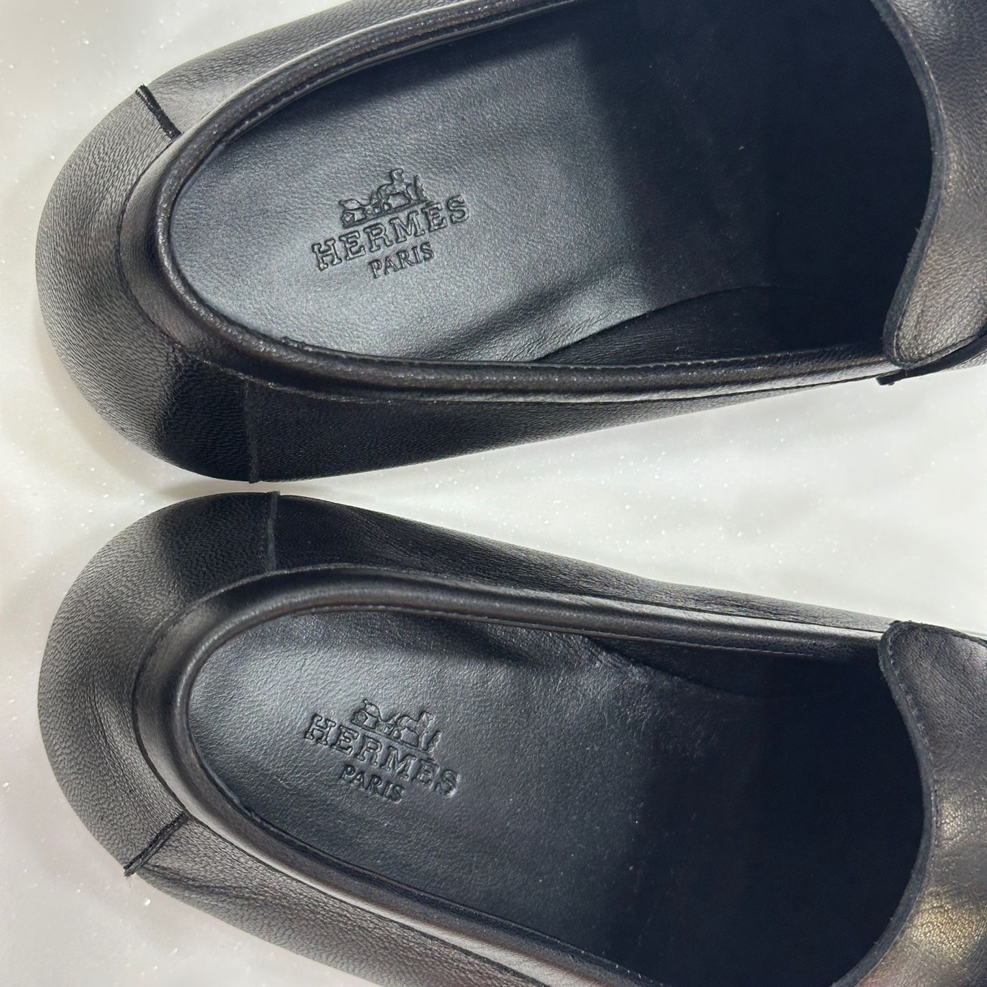 Hermes Charlie Loafers Black H21197 41.5 138288694 | eBay