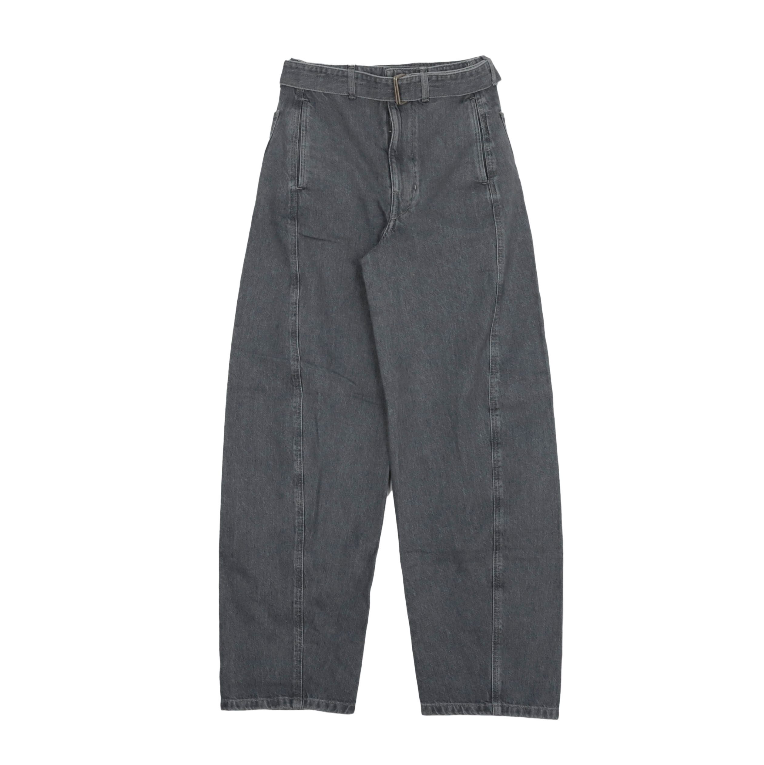 LEMAIRE “TWISTED BELTED PANTS”Gray sizeM