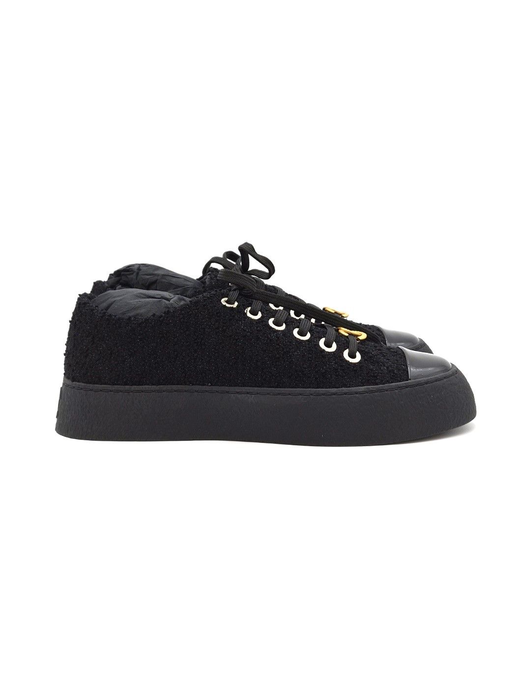 CHANEL Tweed Sneakers (G46620) Unused 156800329 [P] | eBay