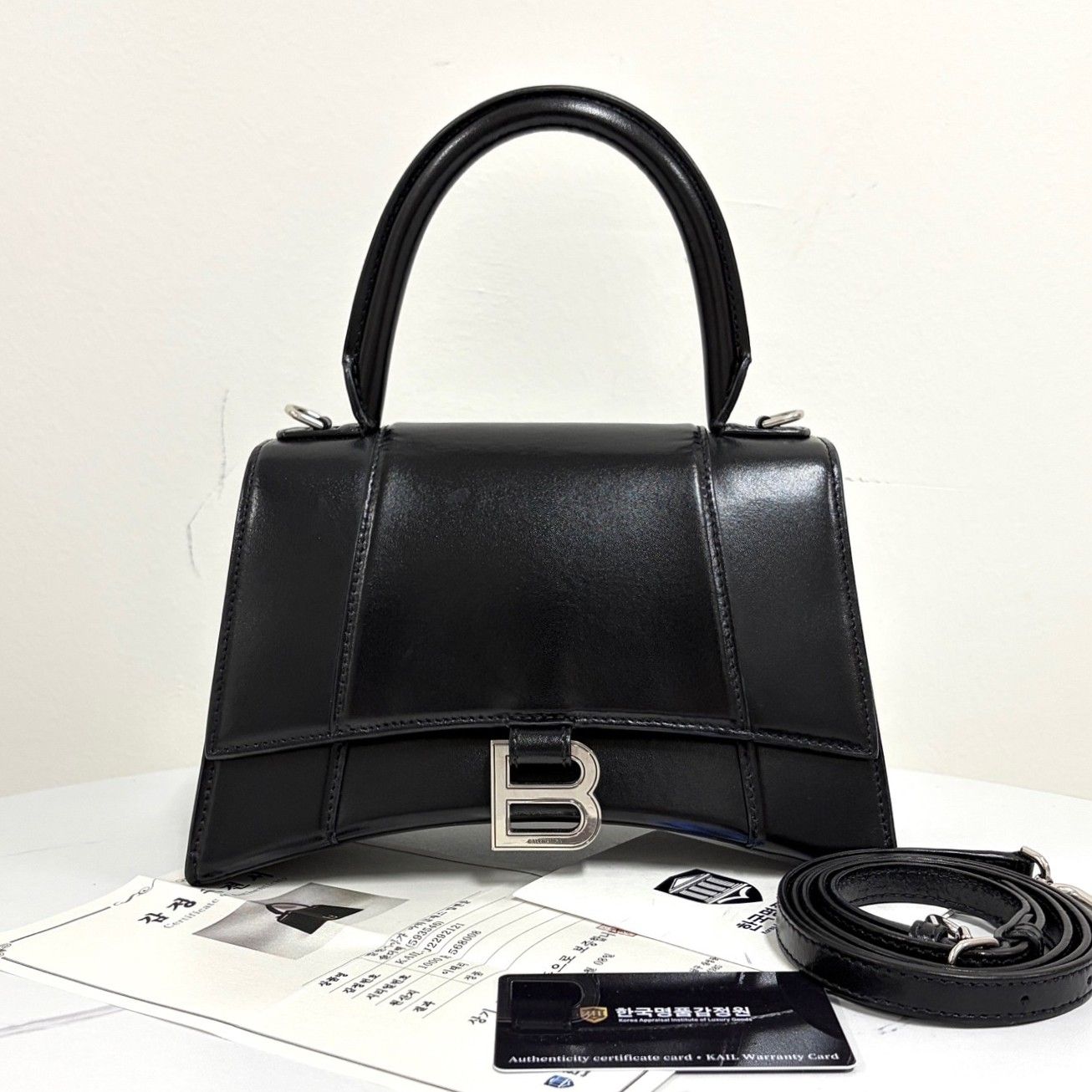 Pre-Owned スモールトートバッグ ブラック (593546) 158419078 [U]